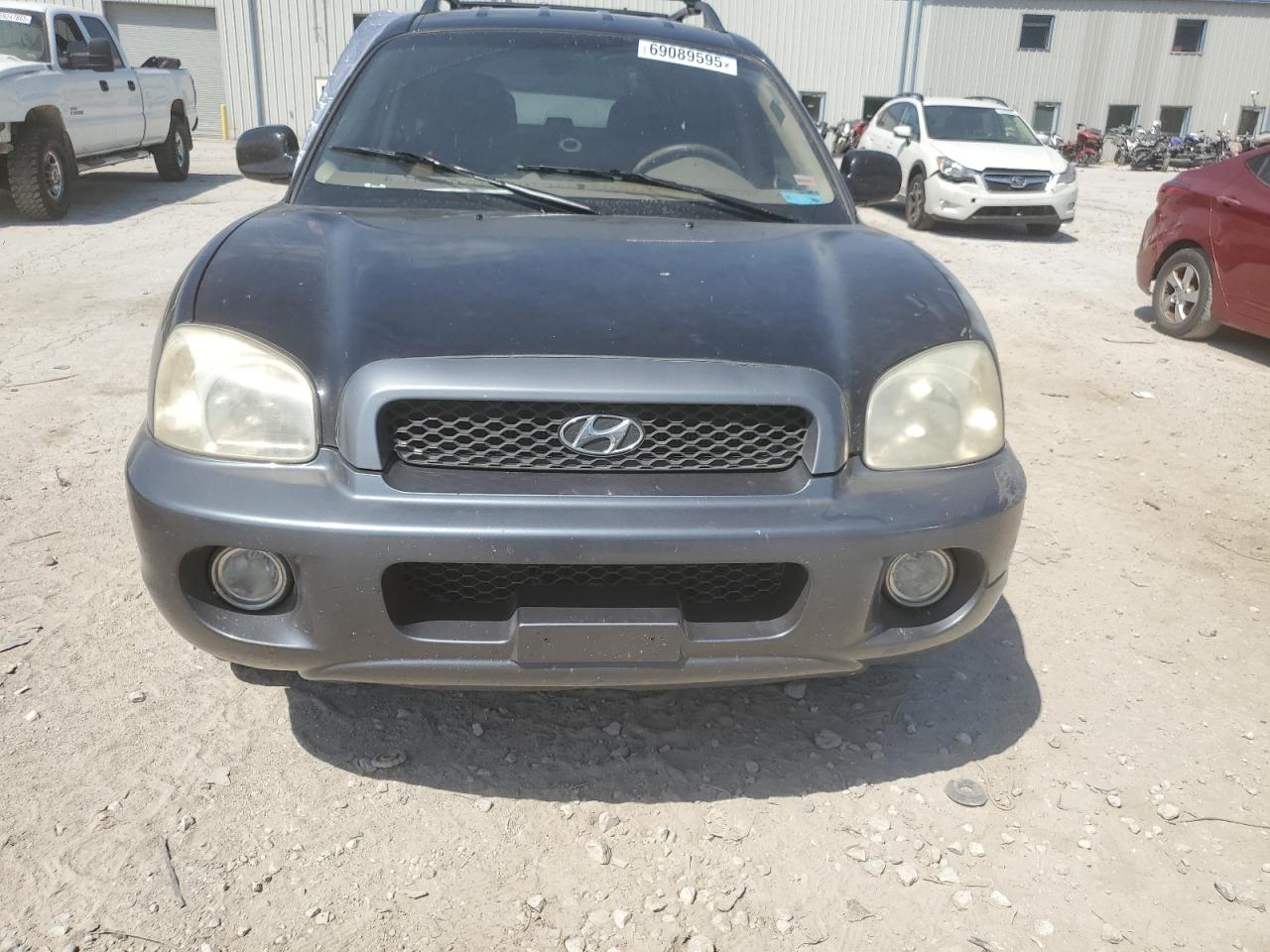 2004 Hyundai Santa Fe Gls Черный vin: KM8SC13E24U667076