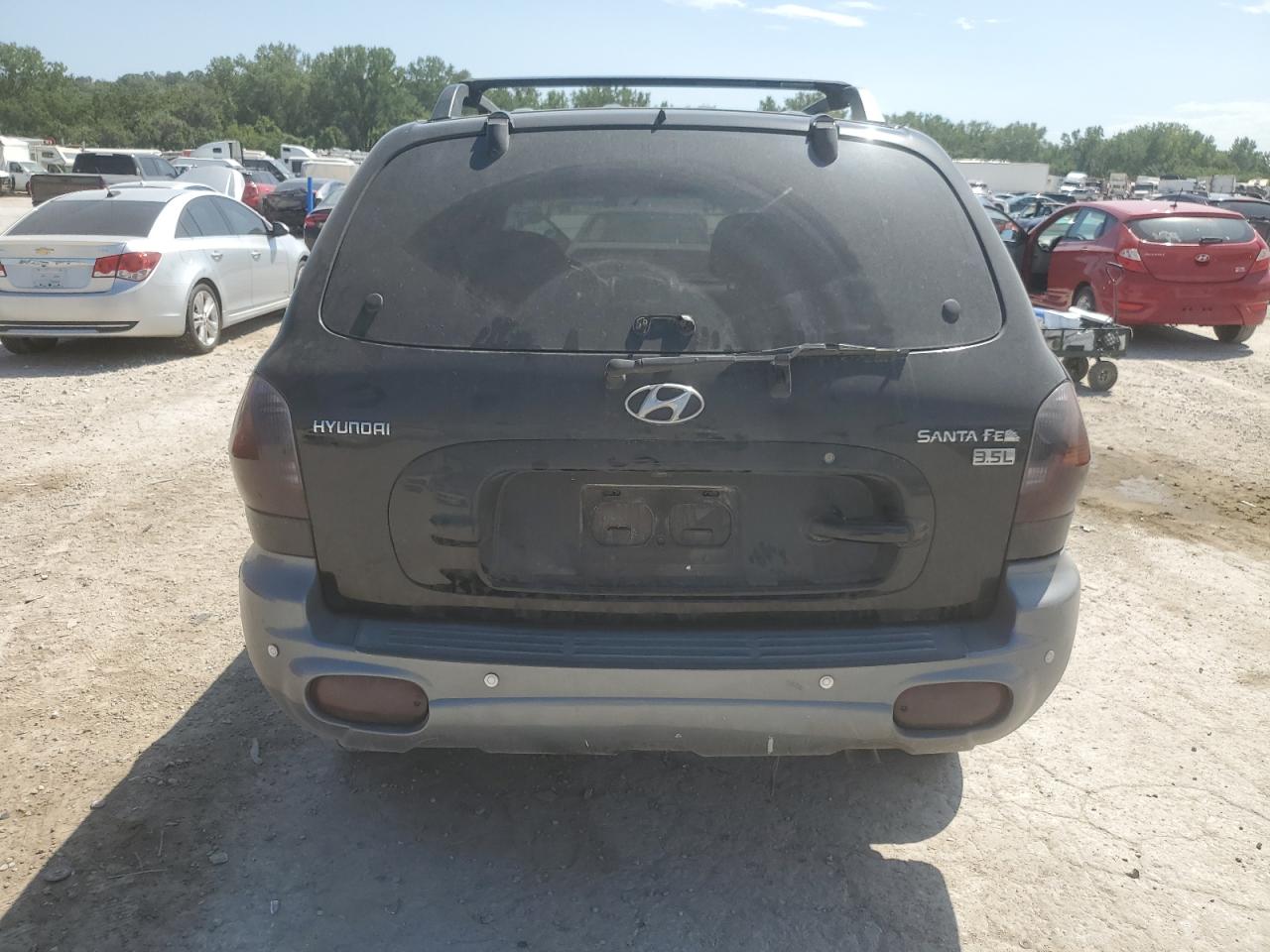 2004 Hyundai Santa Fe Gls Черный vin: KM8SC13E24U667076