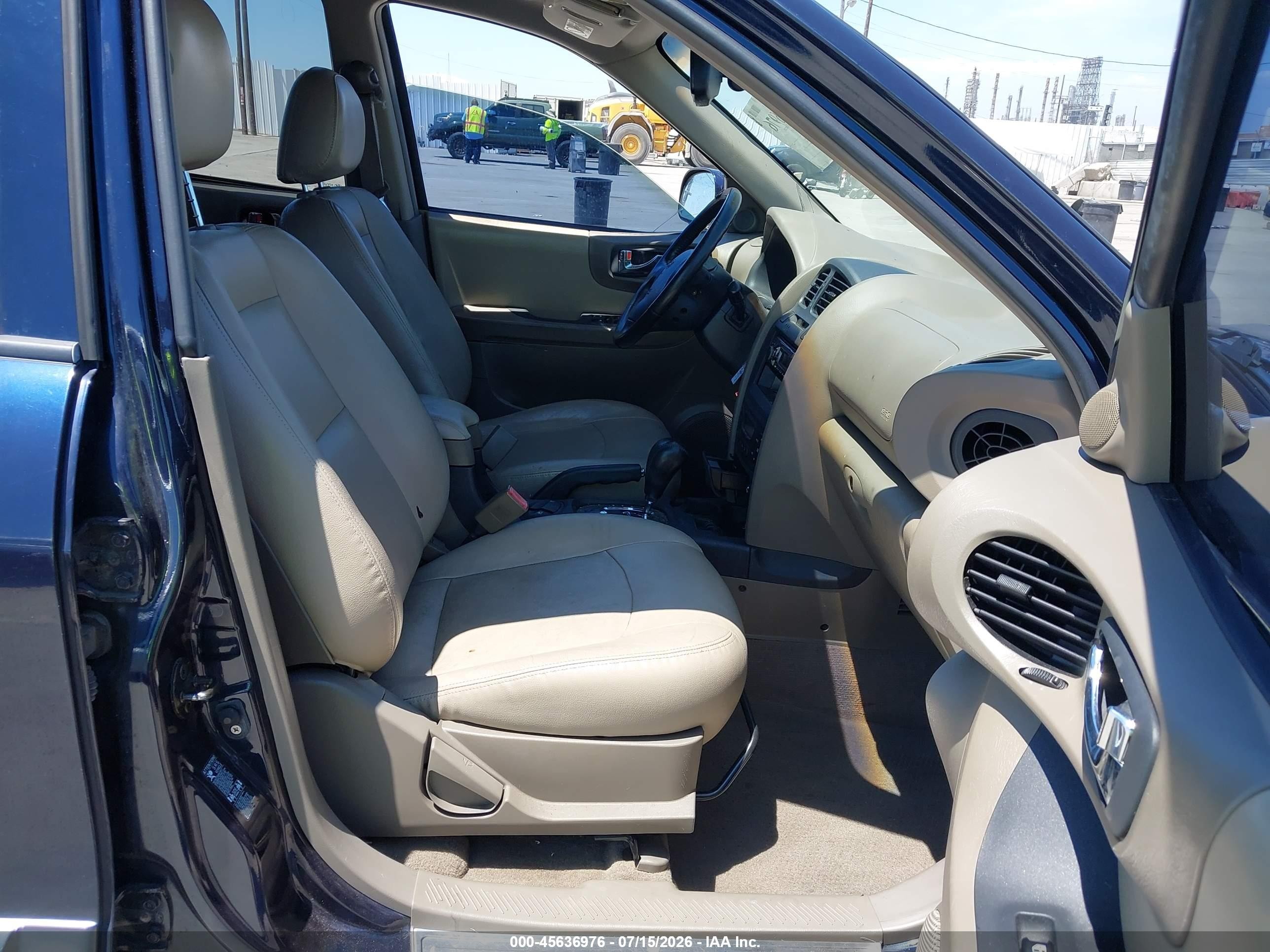 2005 Hyundai Santa Fe Gls/lx Dark Blue vin: KM8SC13E25U978475