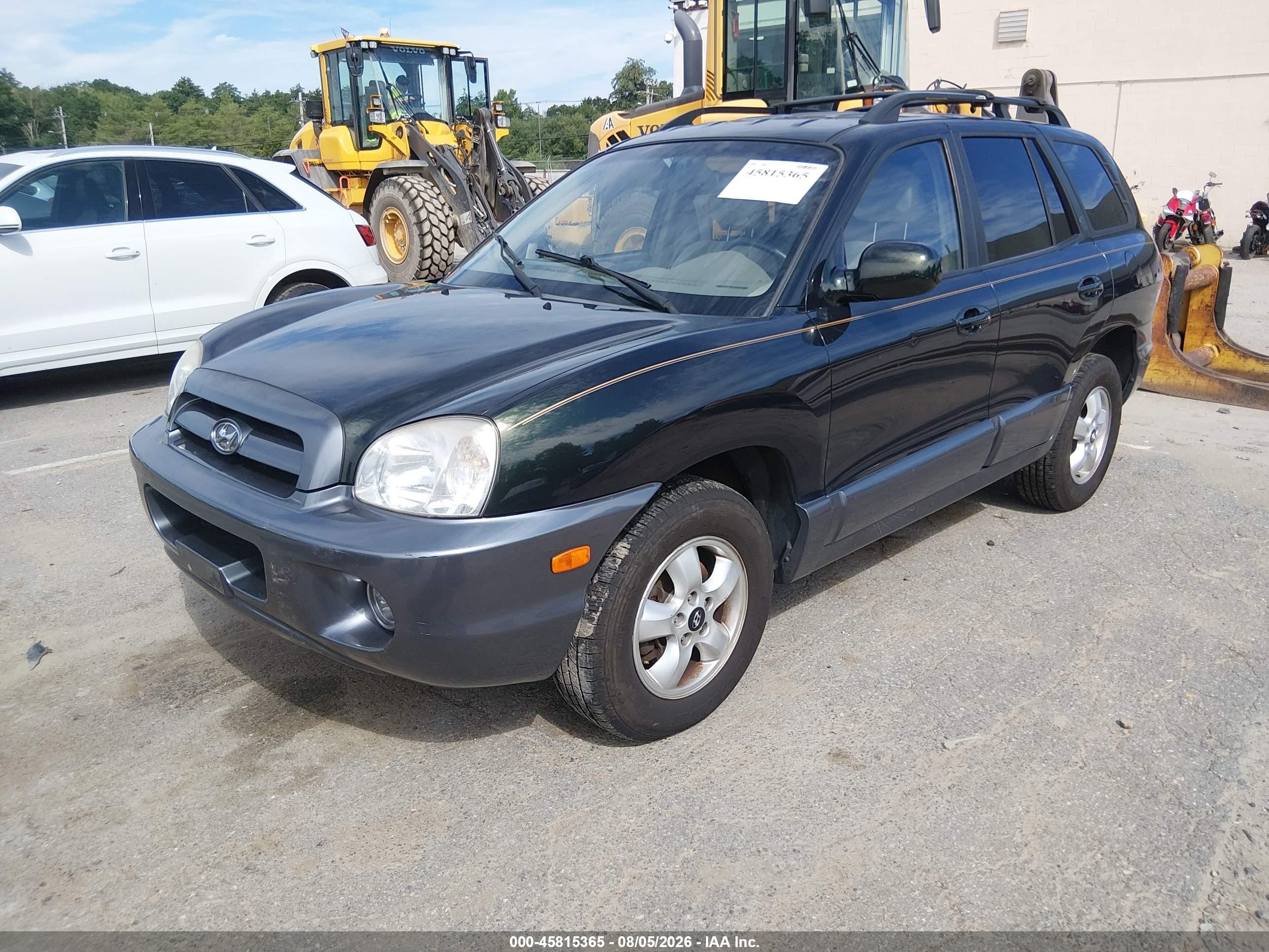 2006 Hyundai Santa Fe Gls/limited Green vin: KM8SC13E26U096093