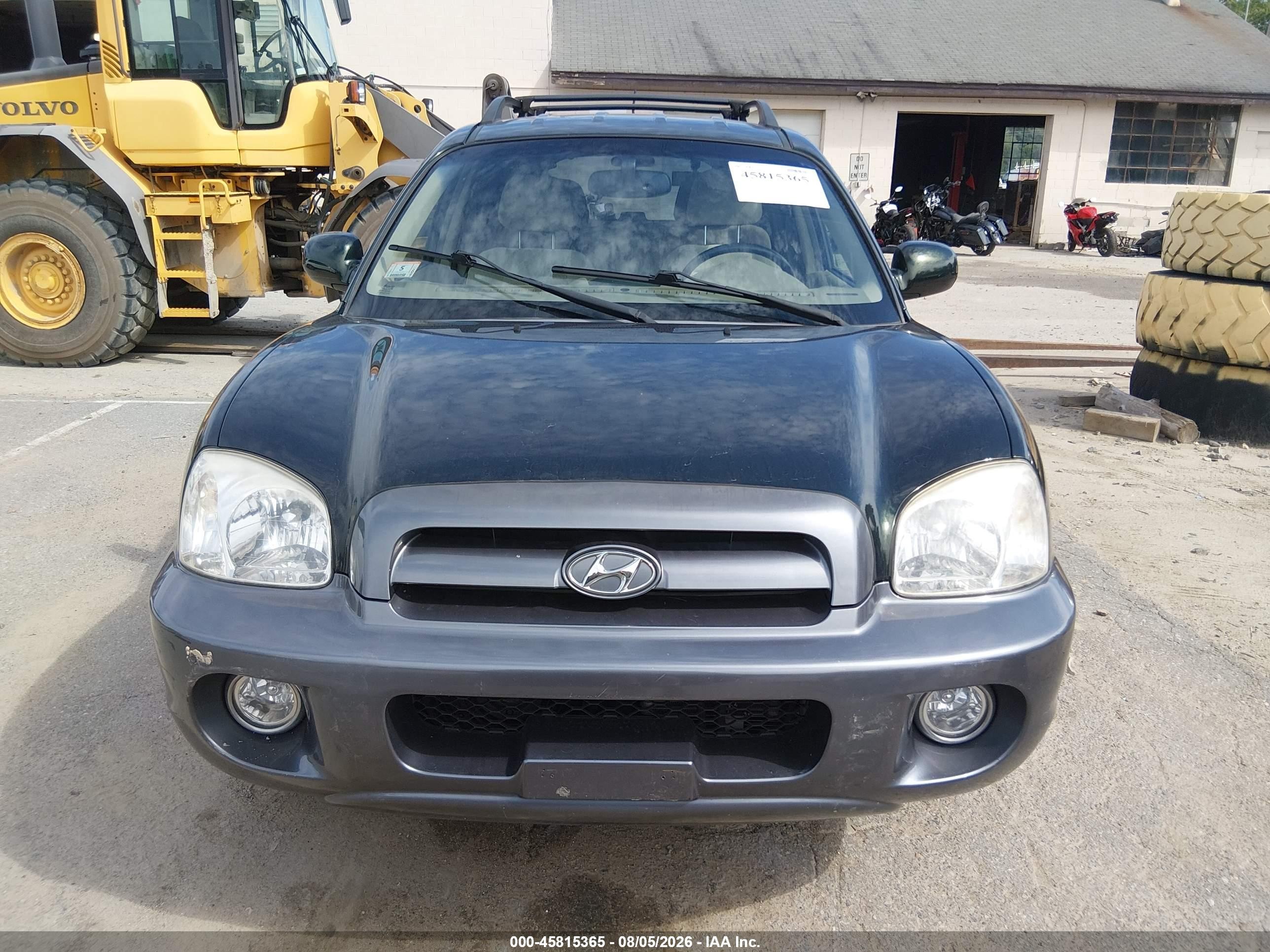 2006 Hyundai Santa Fe Gls/limited Green vin: KM8SC13E26U096093