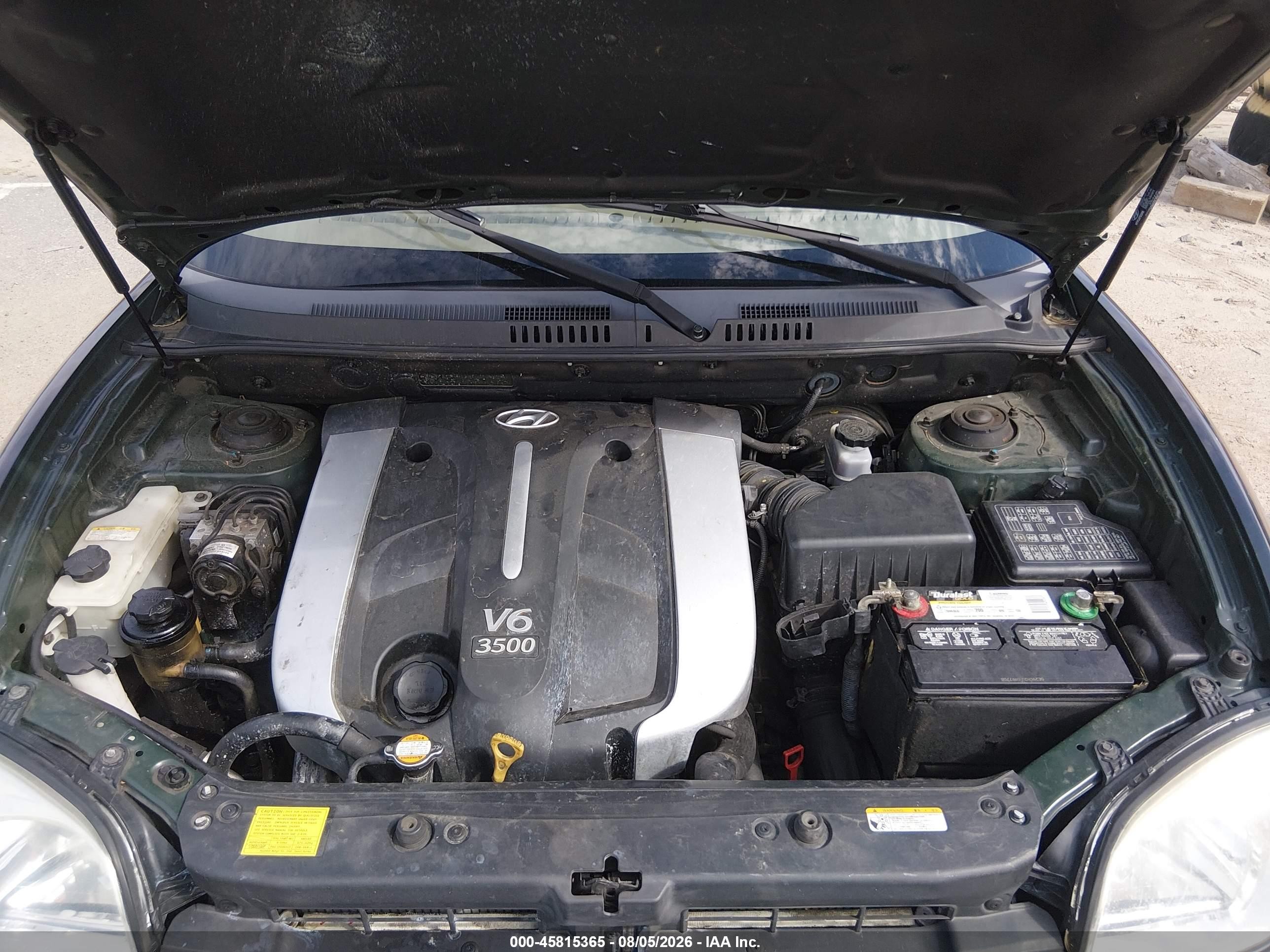 2006 Hyundai Santa Fe Gls/limited Green vin: KM8SC13E26U096093