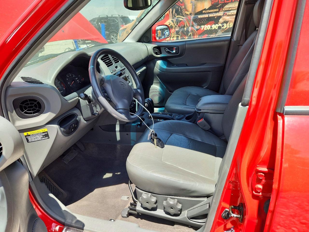 2003 Hyundai Santa Fe Red vin: KM8SC13E33U472666