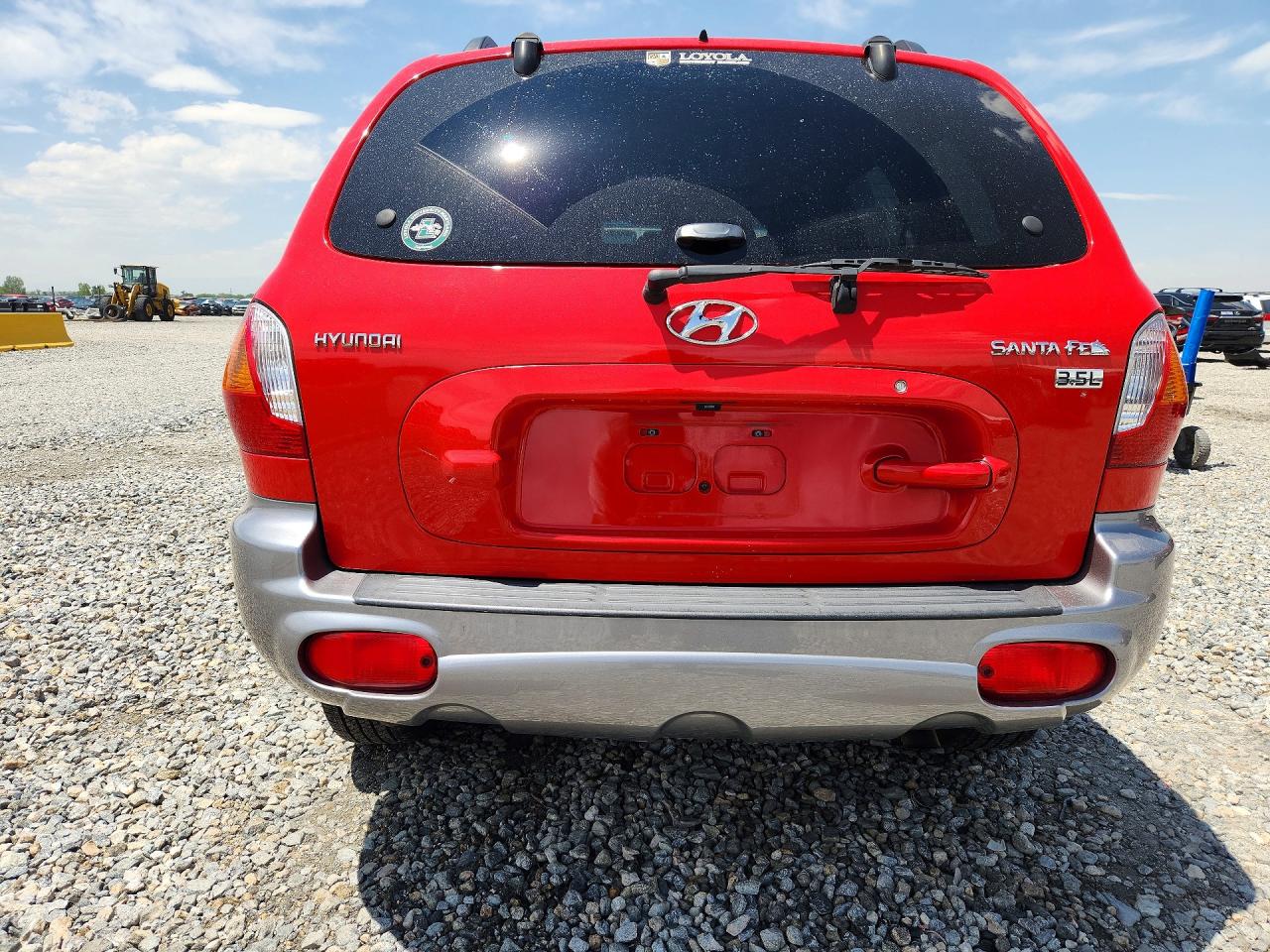 2003 Hyundai Santa Fe Red vin: KM8SC13E33U472666
