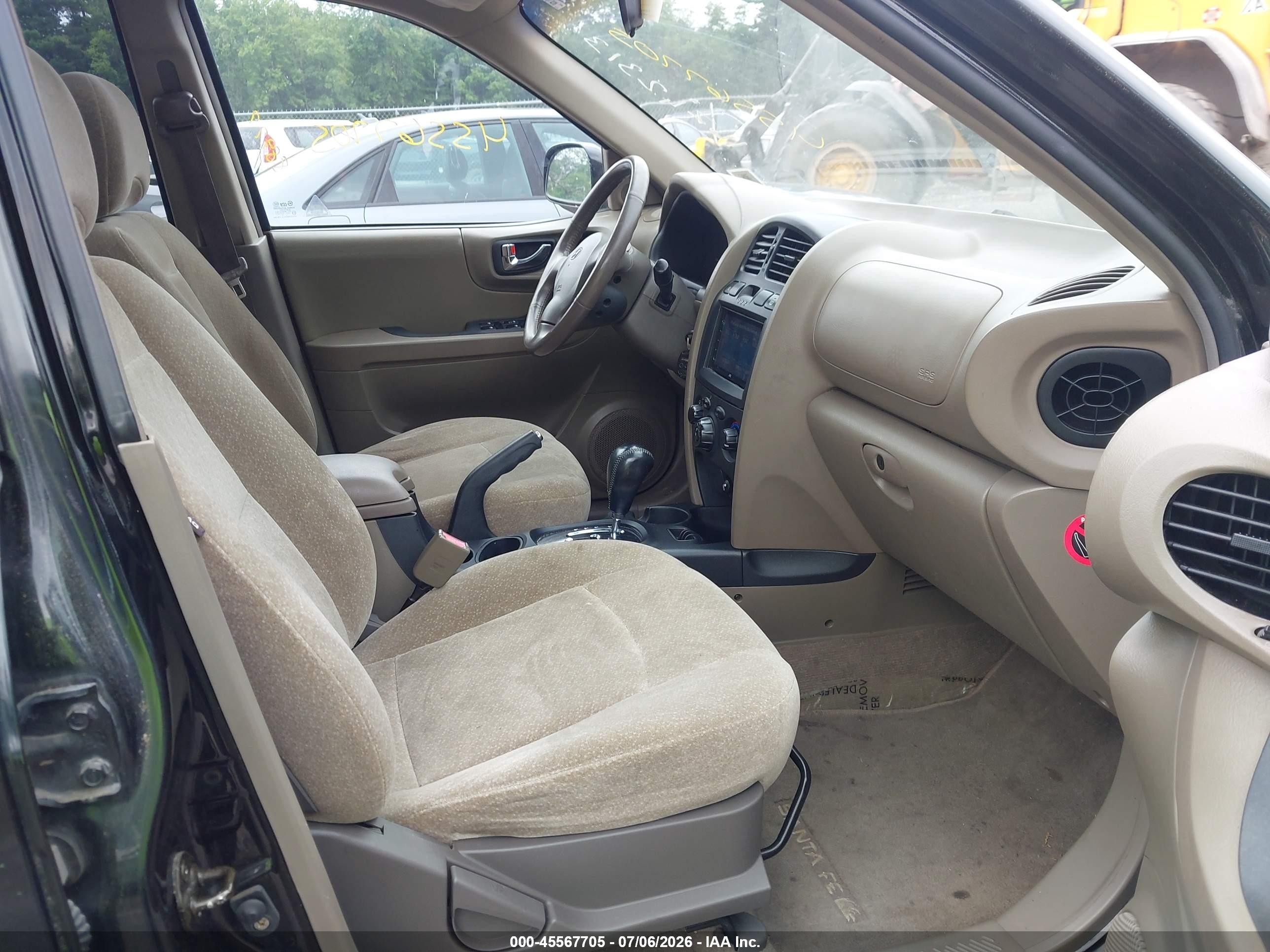2004 Hyundai Santa Fe Gls/lx Black vin: KM8SC13E34U733036