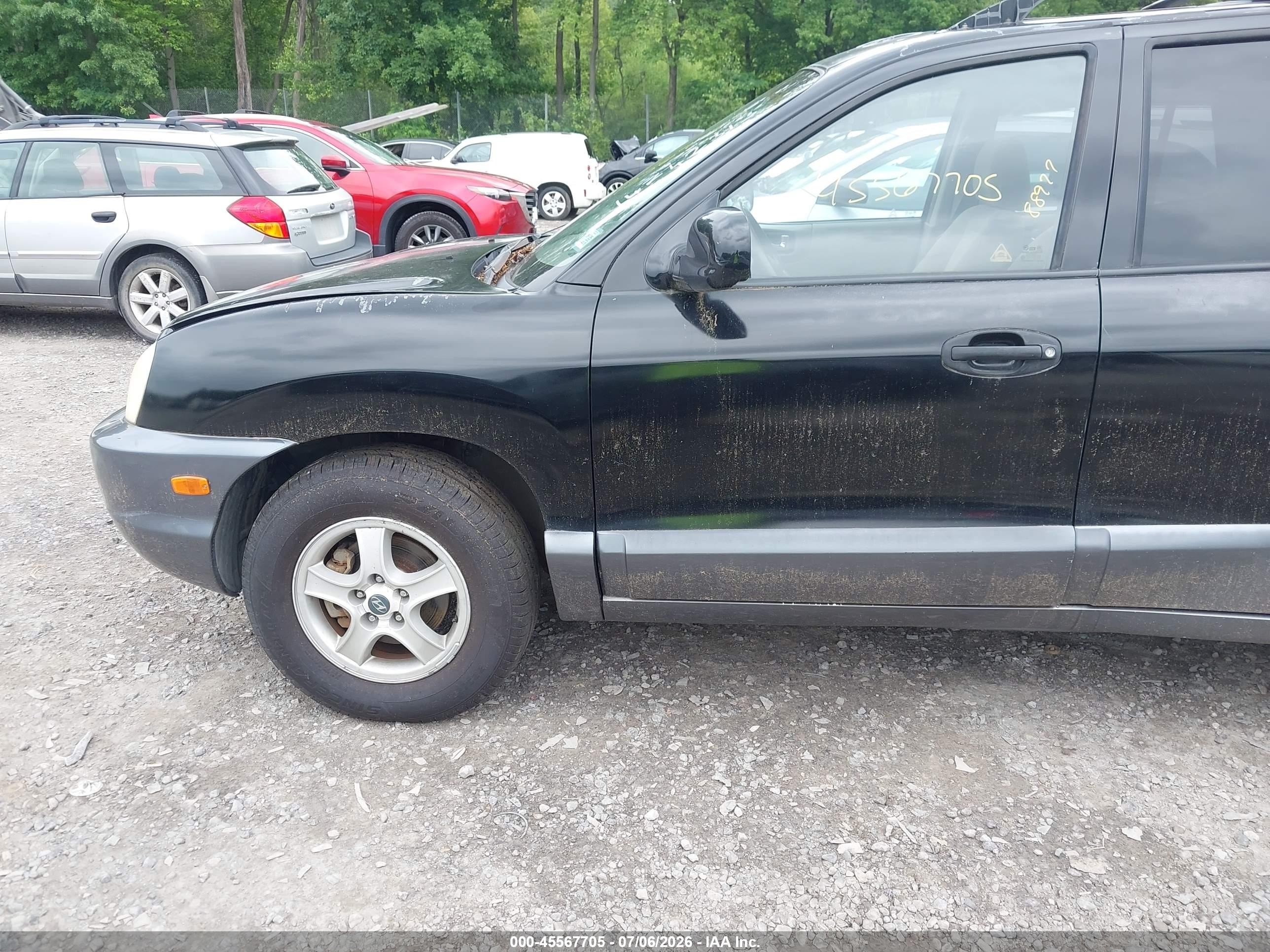 2004 Hyundai Santa Fe Gls/lx Black vin: KM8SC13E34U733036