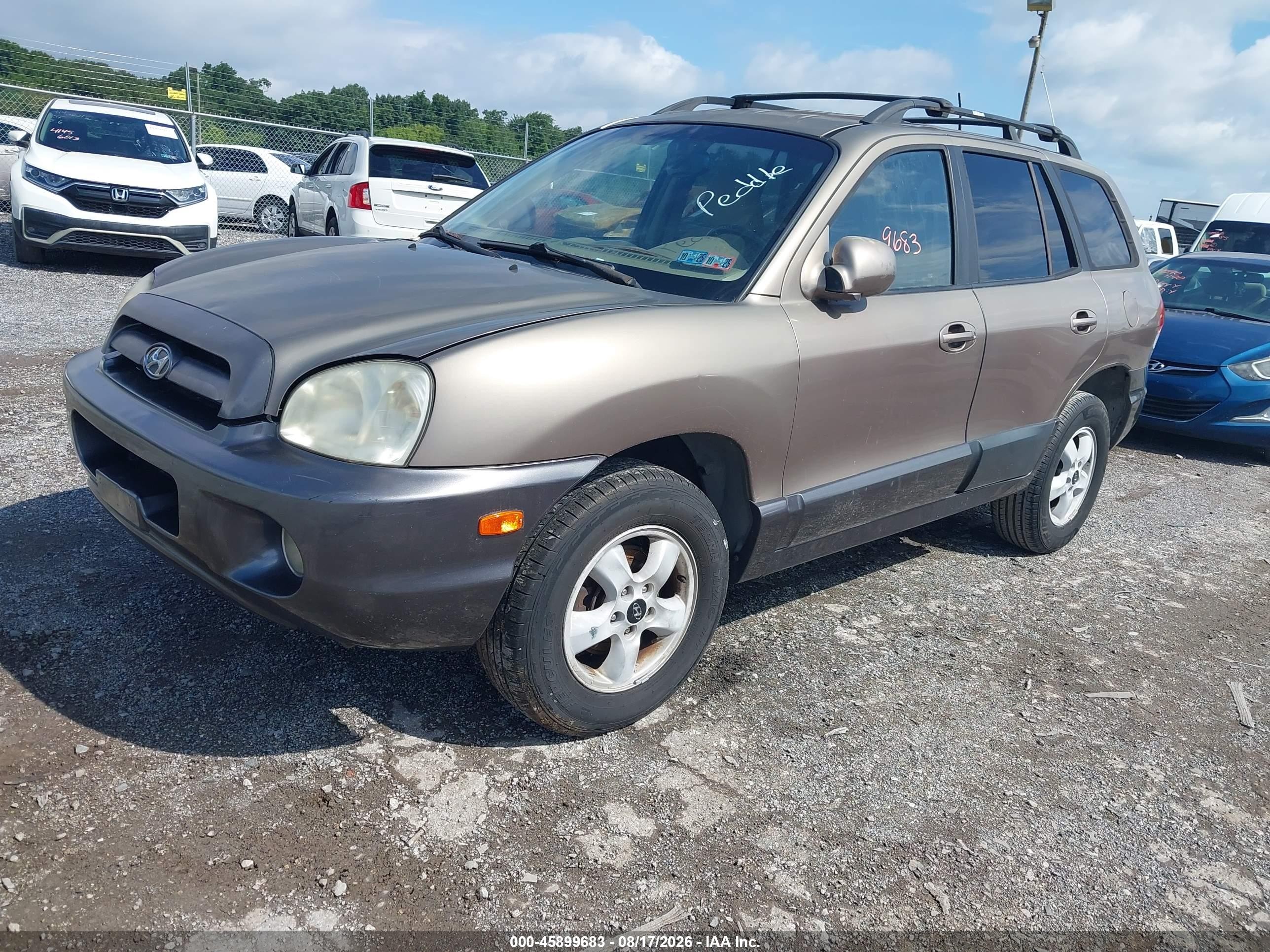 2006 Hyundai Santa Fe Gls/limited Коричневый vin: KM8SC13E36U069386