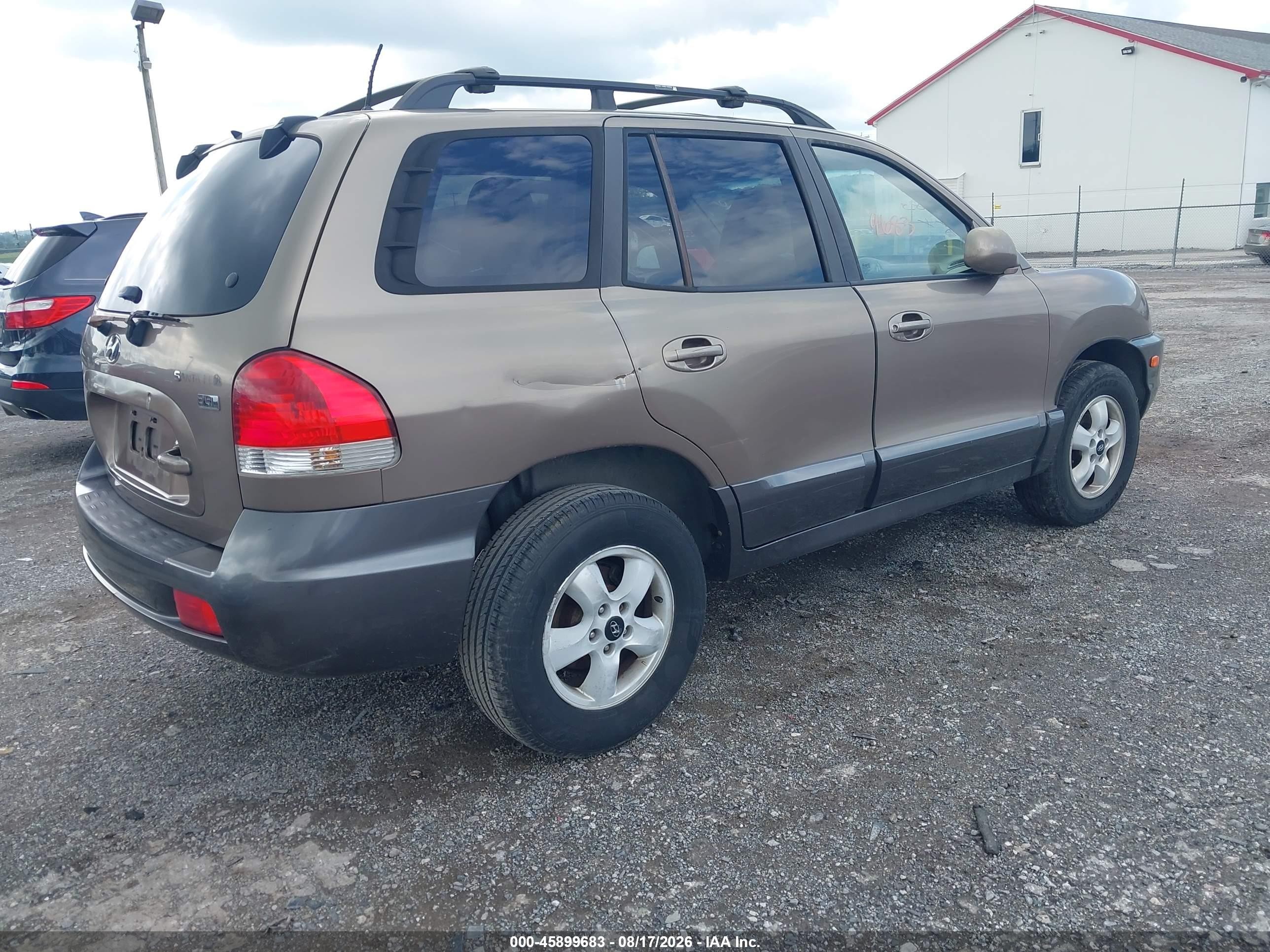 2006 Hyundai Santa Fe Gls/limited Коричневый vin: KM8SC13E36U069386