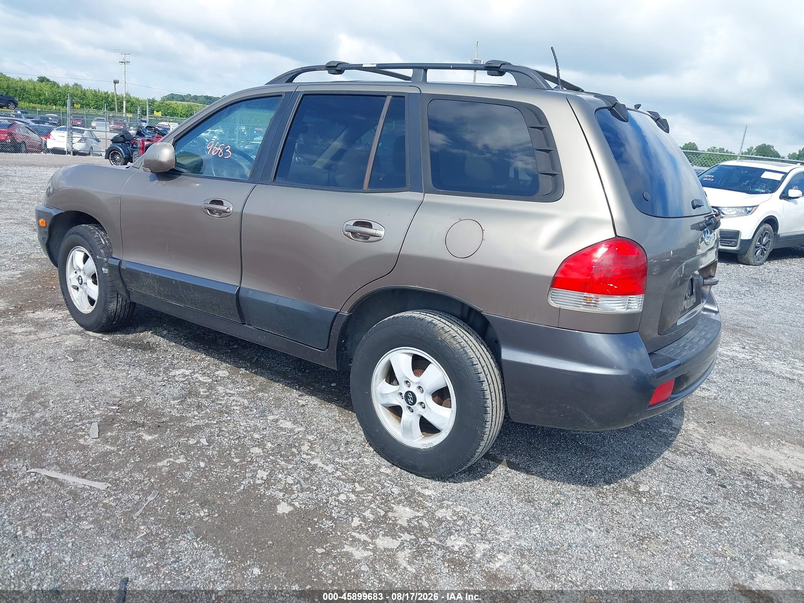 2006 Hyundai Santa Fe Gls/limited Коричневый vin: KM8SC13E36U069386