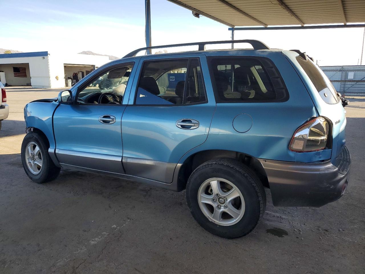 2003 Hyundai Santa Fe Gls Blue vin: KM8SC13E43U545625