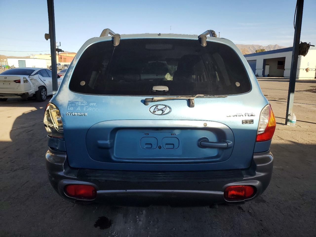 2003 Hyundai Santa Fe Gls Blue vin: KM8SC13E43U545625
