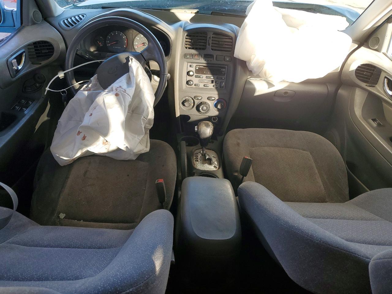 2003 Hyundai Santa Fe Gls Blue vin: KM8SC13E43U545625