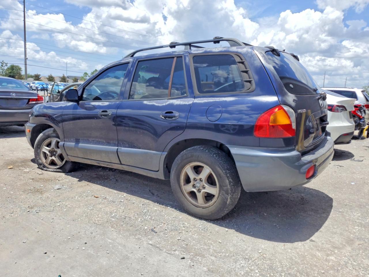 2004 Hyundai Santa Fe Gls Blue vin: KM8SC13E44U582210