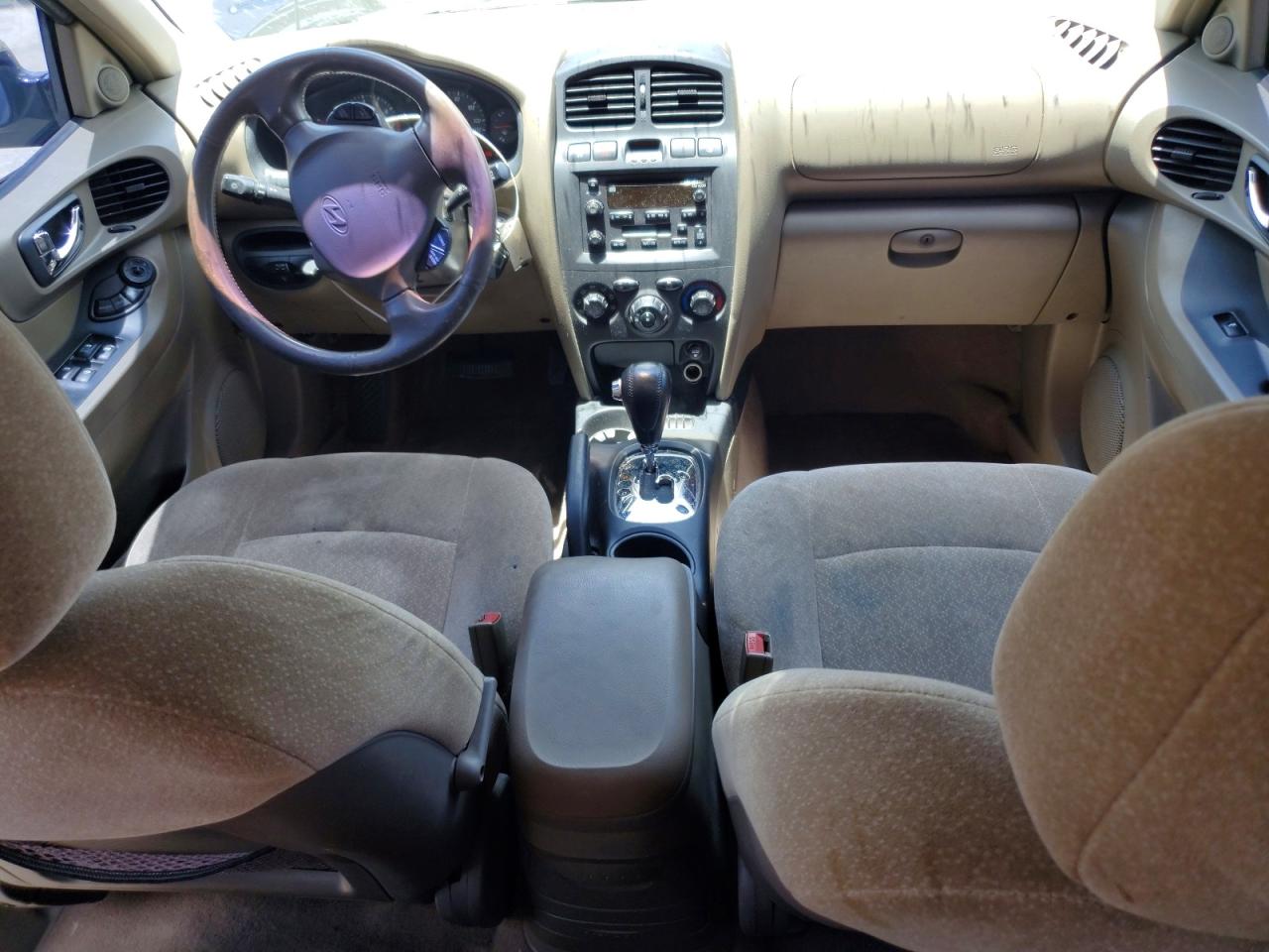 2004 Hyundai Santa Fe Gls Blue vin: KM8SC13E44U582210