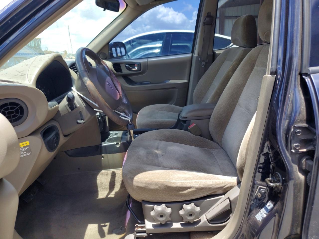 2004 Hyundai Santa Fe Gls Blue vin: KM8SC13E44U582210