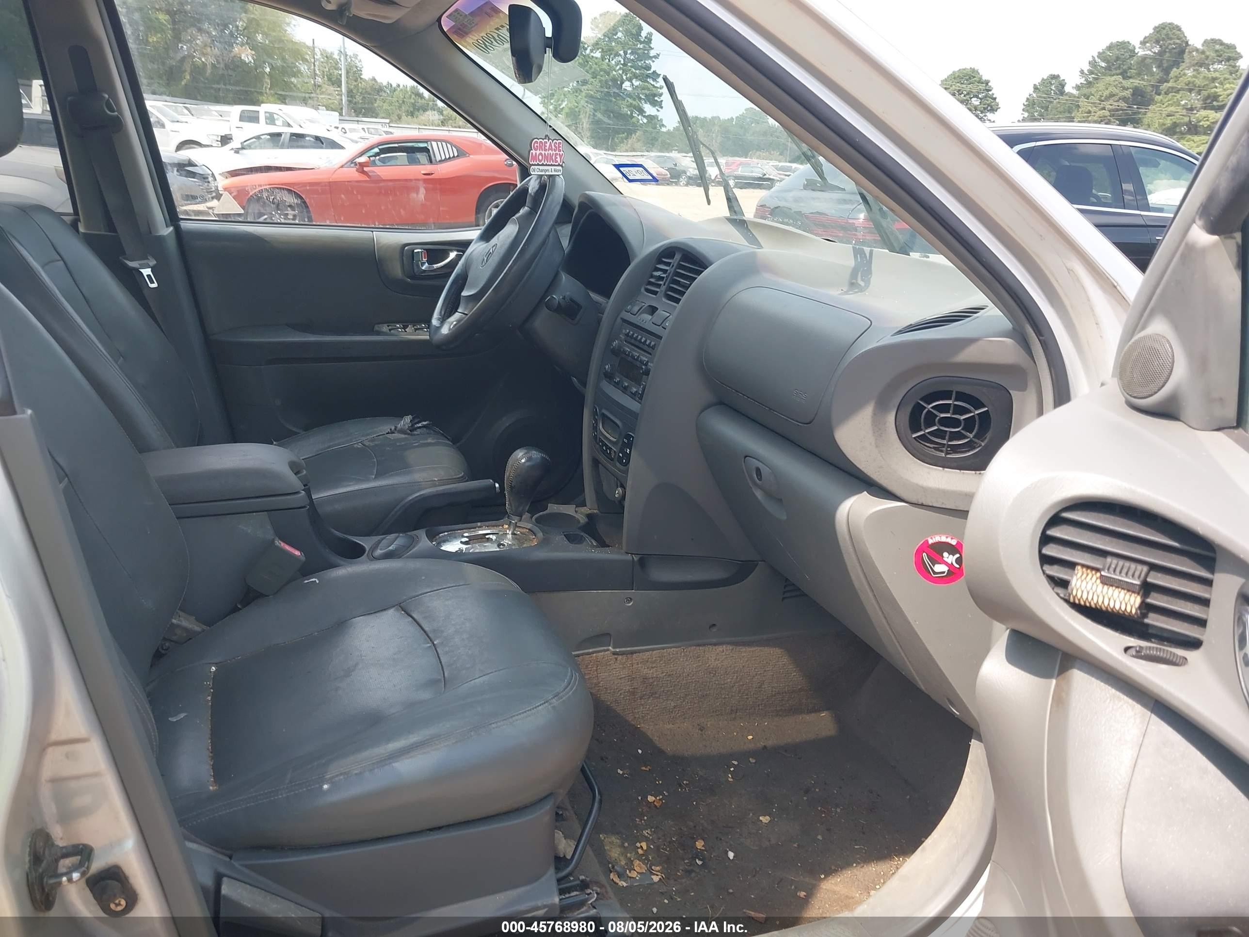 2004 Hyundai Santa Fe Gls/lx Silver vin: KM8SC13E44U623371