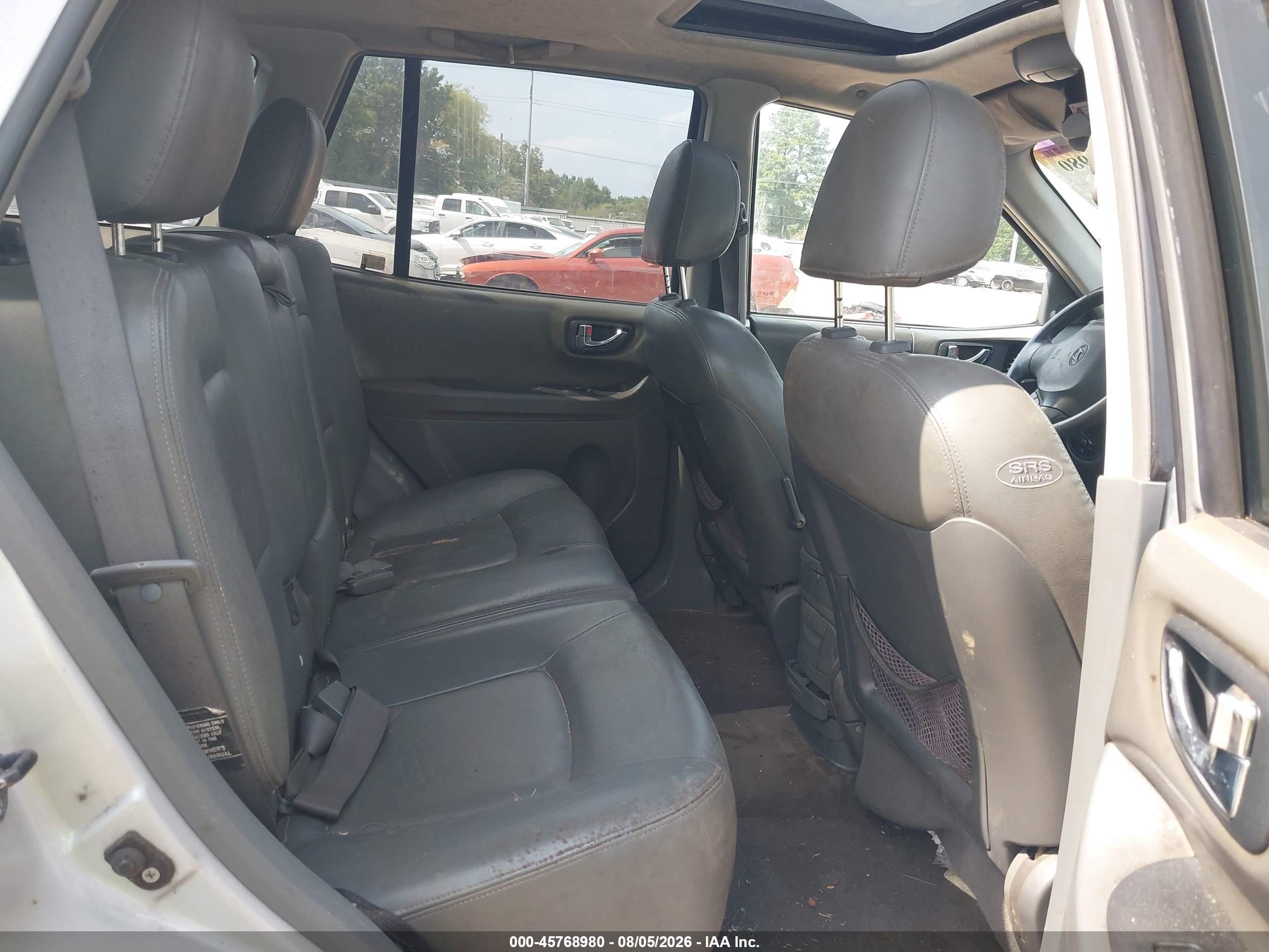 2004 Hyundai Santa Fe Gls/lx Silver vin: KM8SC13E44U623371