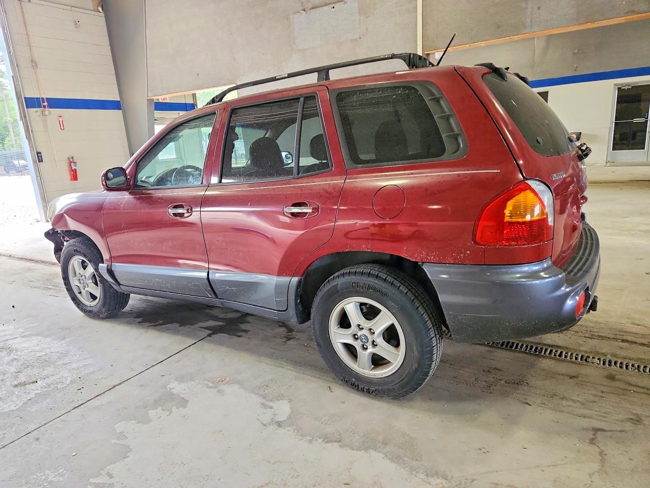 2004 Hyundai Santa Fe Gls Burgundy vin: KM8SC13E44U798803