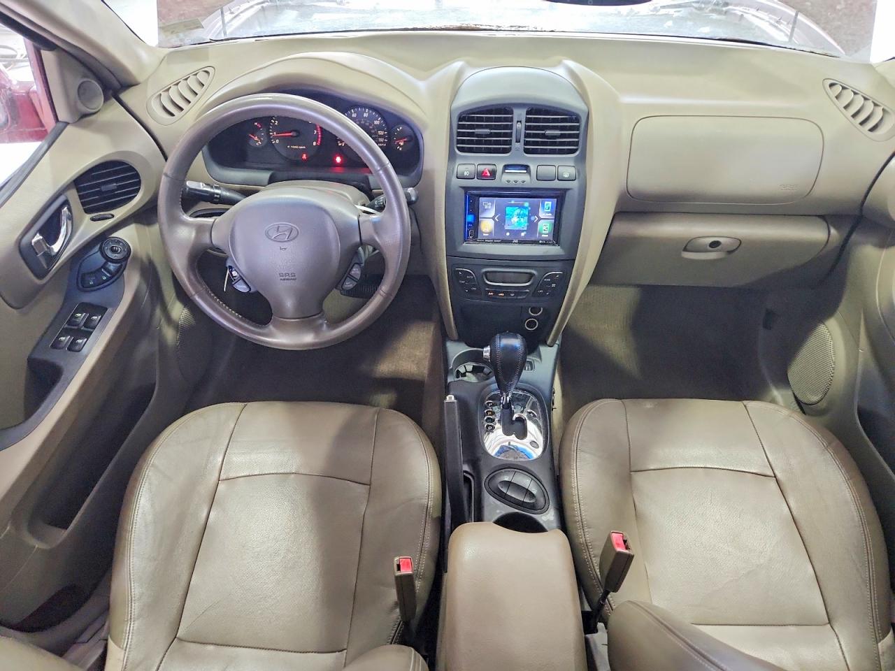 2004 Hyundai Santa Fe Gls Burgundy vin: KM8SC13E44U798803