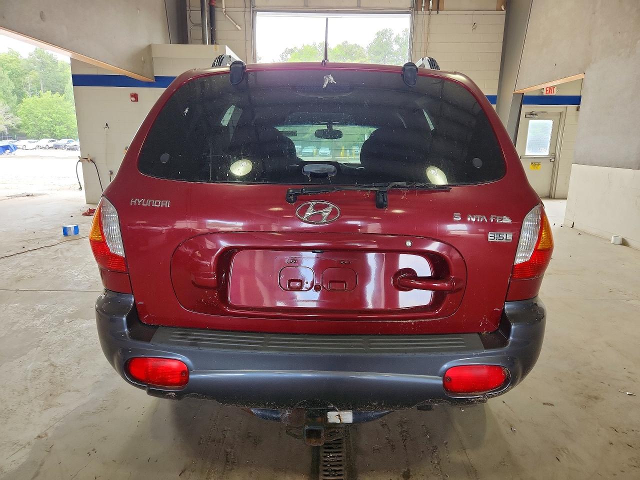 2004 Hyundai Santa Fe Gls Burgundy vin: KM8SC13E44U798803
