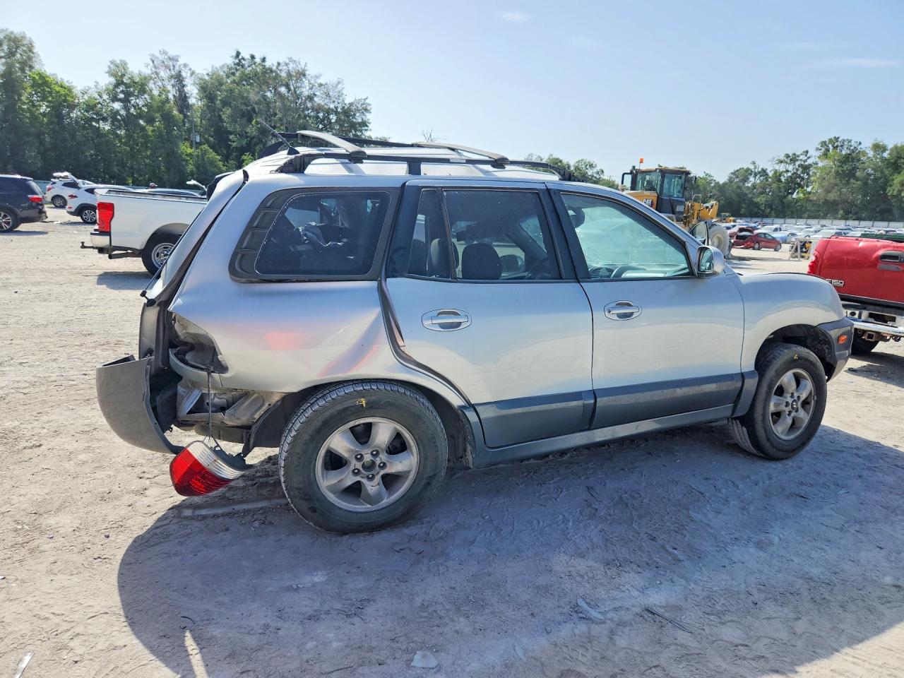 2006 Hyundai Santa Fe Gls Silver vin: KM8SC13E46U093048