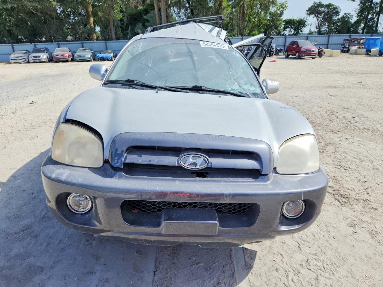 2006 Hyundai Santa Fe Gls Silver vin: KM8SC13E46U093048