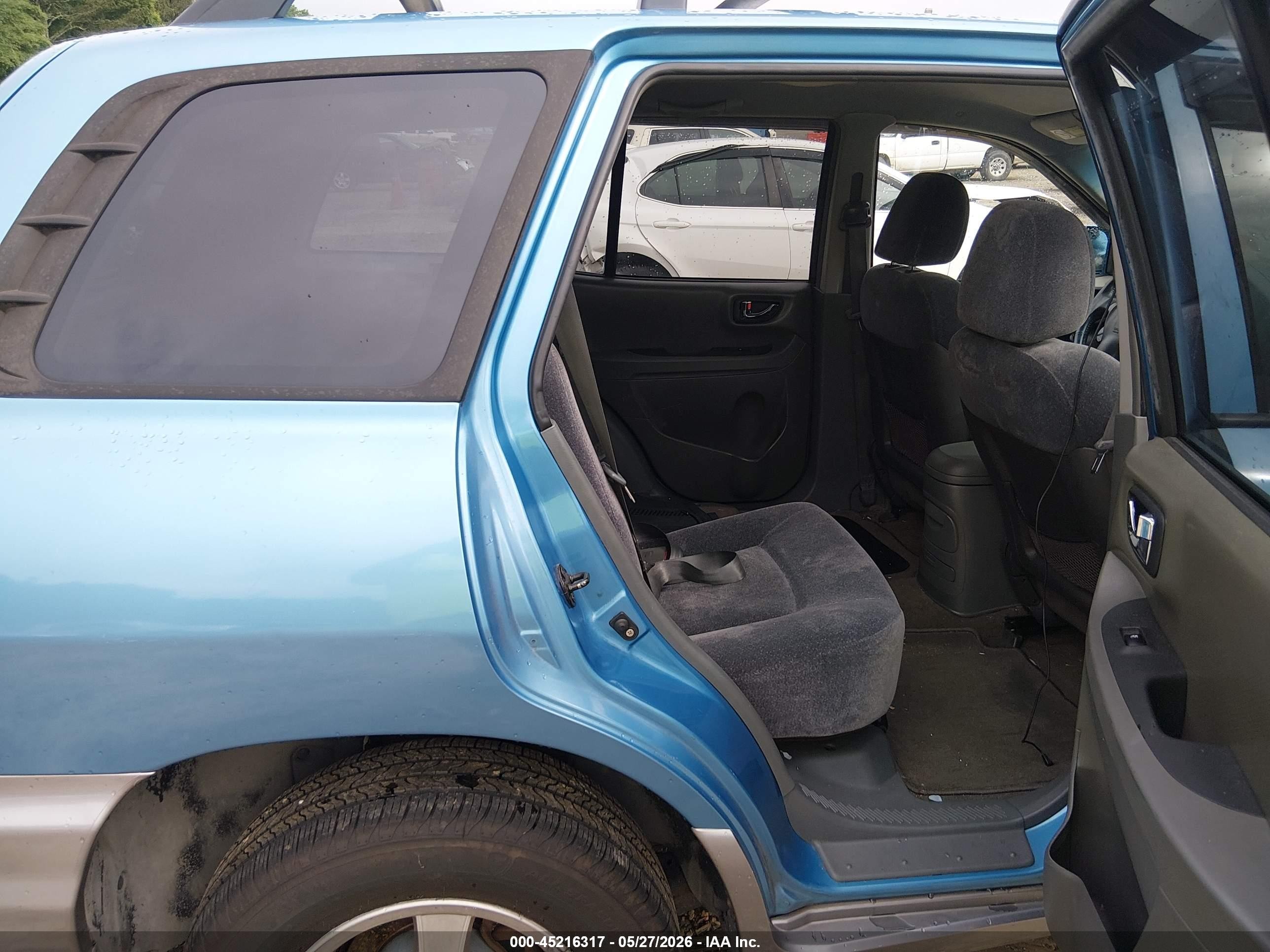 2004 Hyundai Santa Fe Gls/lx Blue vin: KM8SC13E54U595077