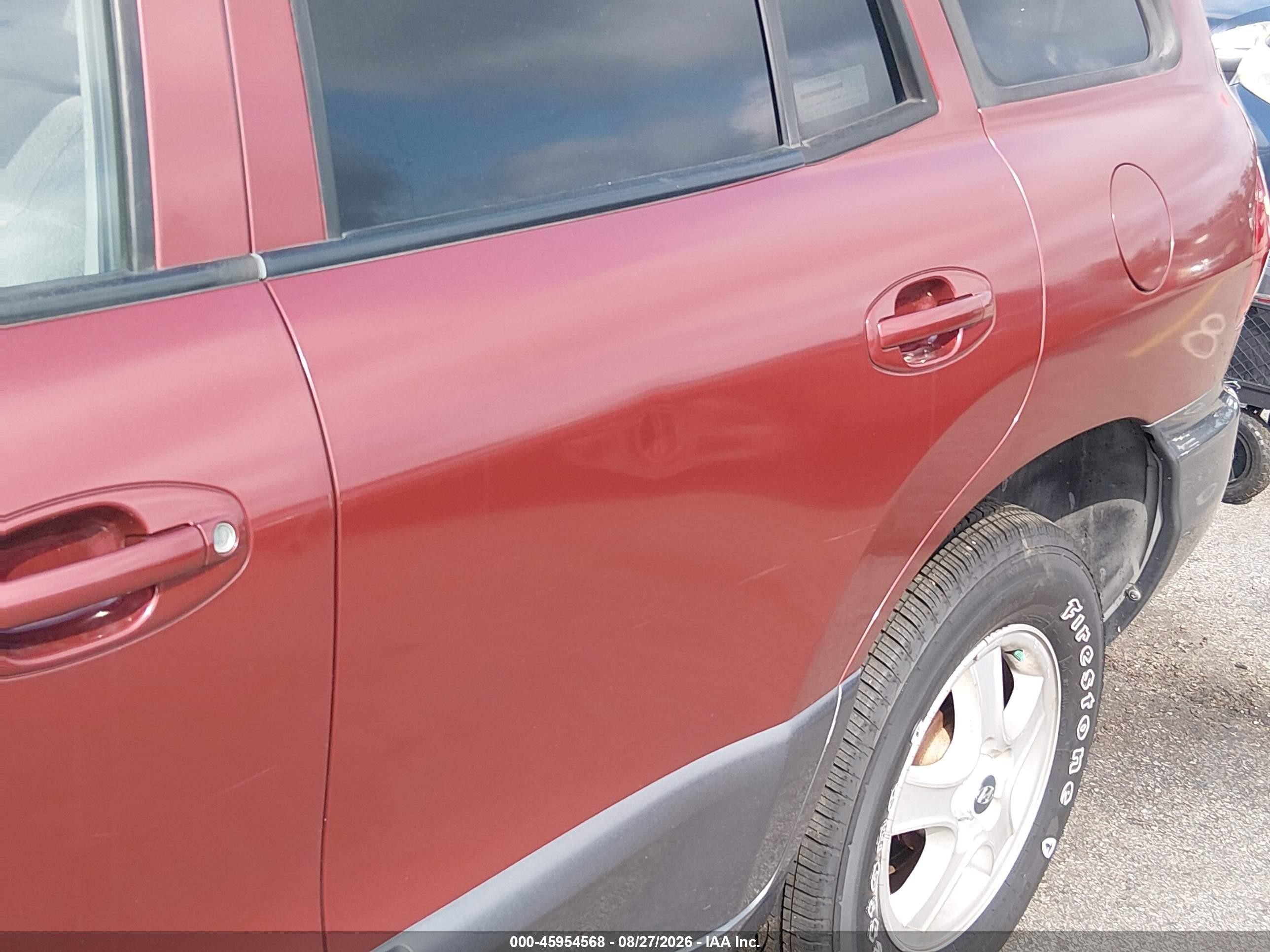2004 Hyundai Santa Fe Gls/lx Красный vin: KM8SC13E54U730736