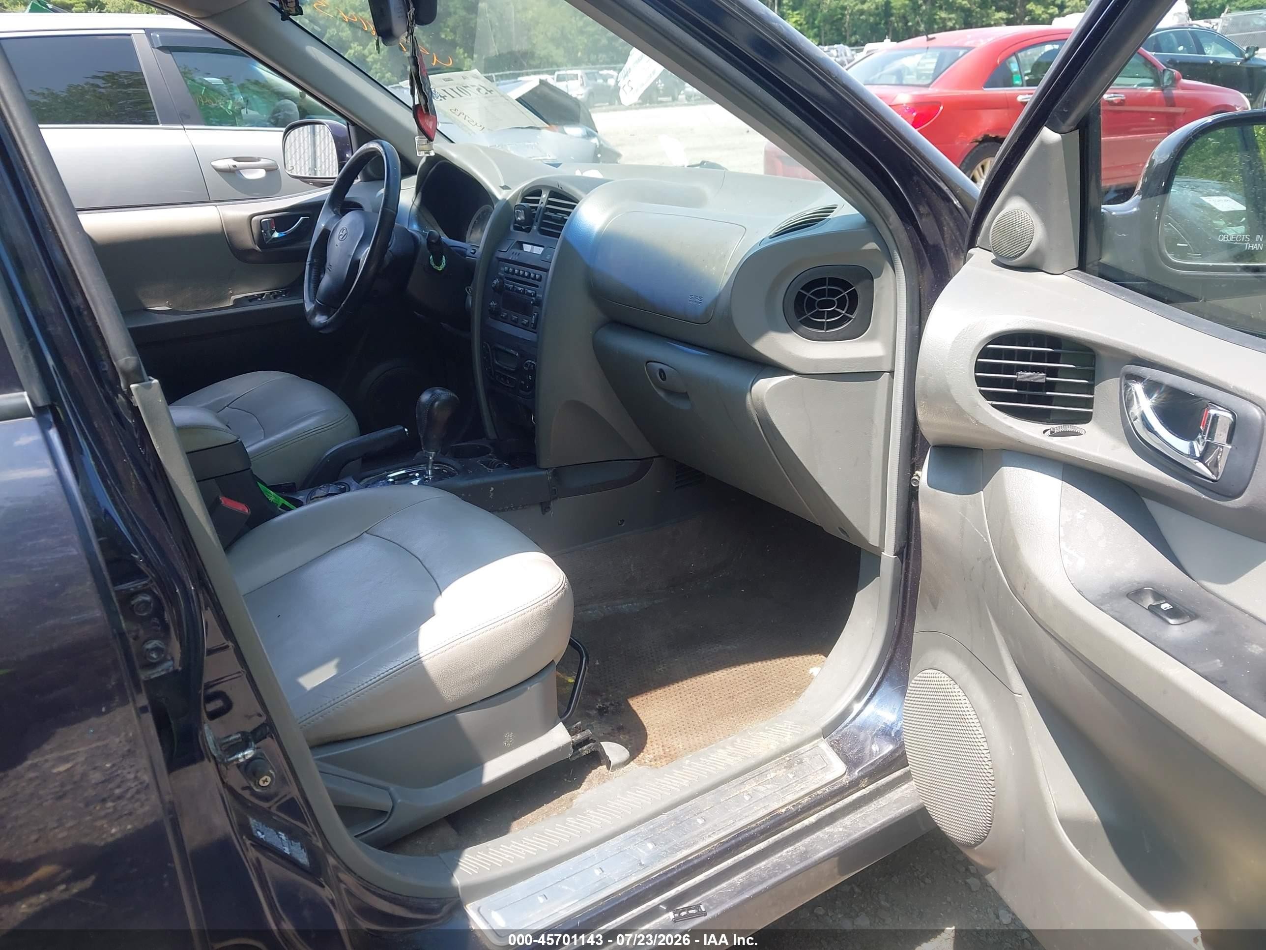 2005 Hyundai Santa Fe Gls/lx Blue vin: KM8SC13E55U001959