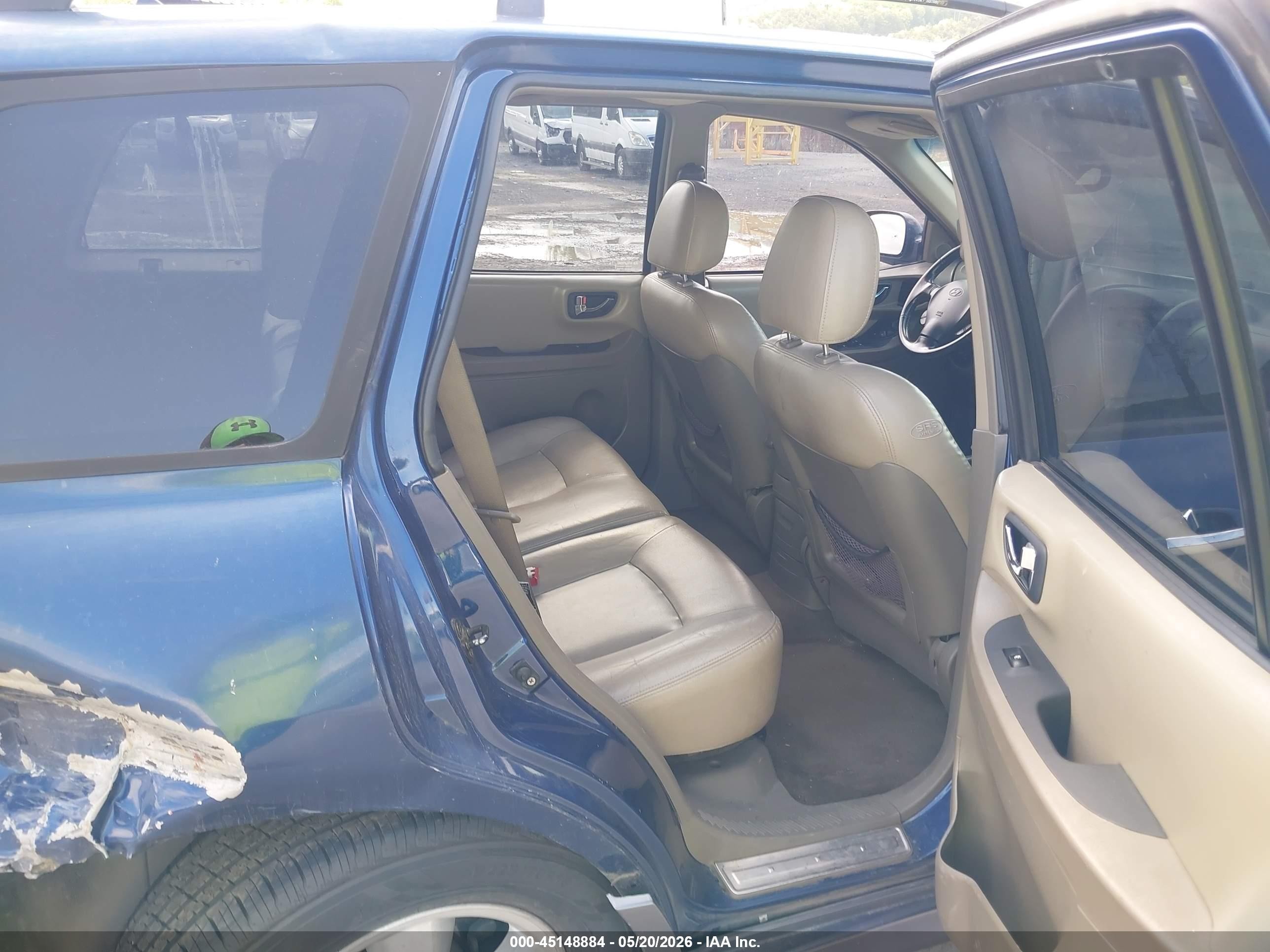 2006 Hyundai Santa Fe Gls/limited Dark Blue vin: KM8SC13E56U092748