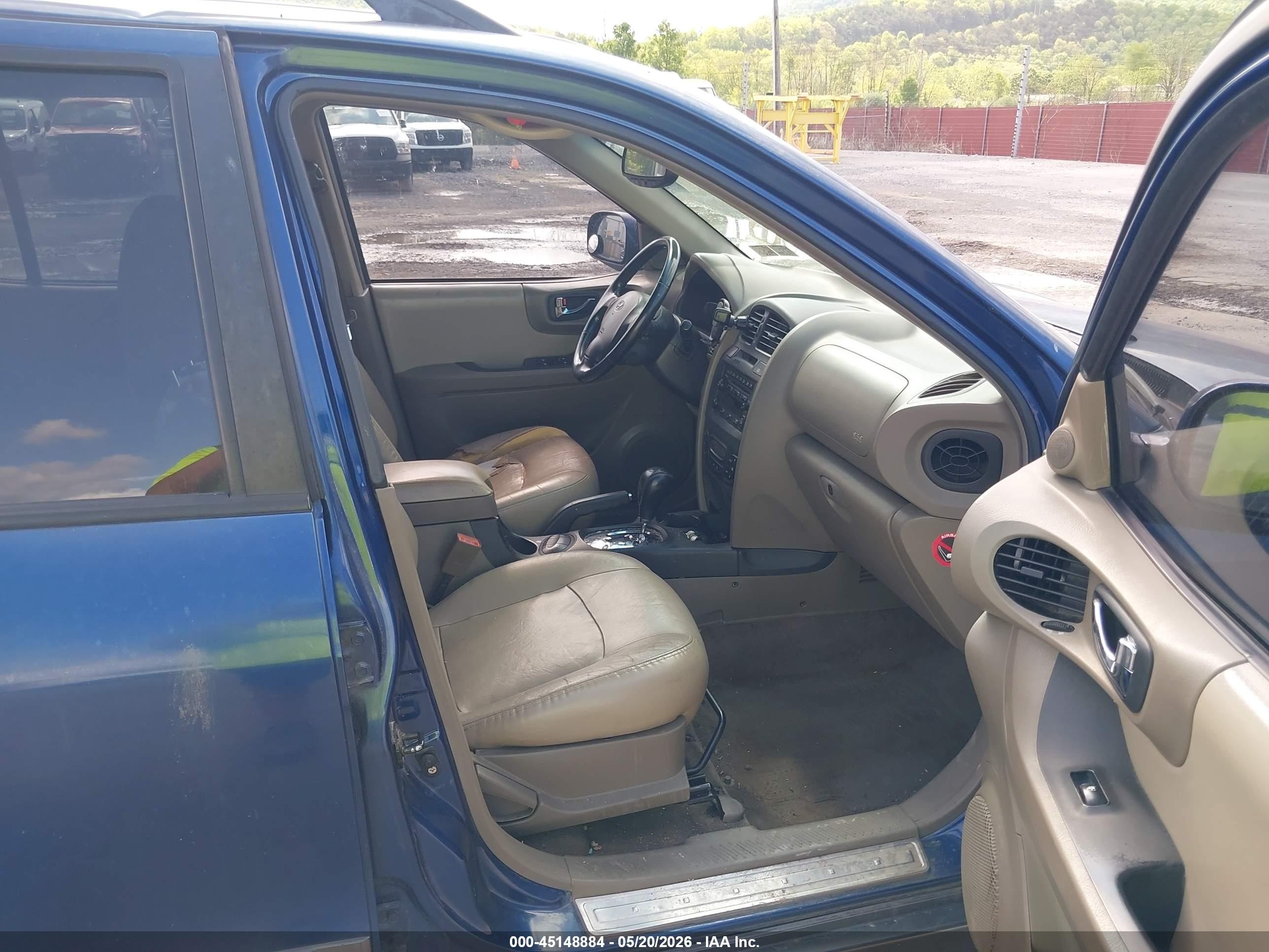 2006 Hyundai Santa Fe Gls/limited Dark Blue vin: KM8SC13E56U092748