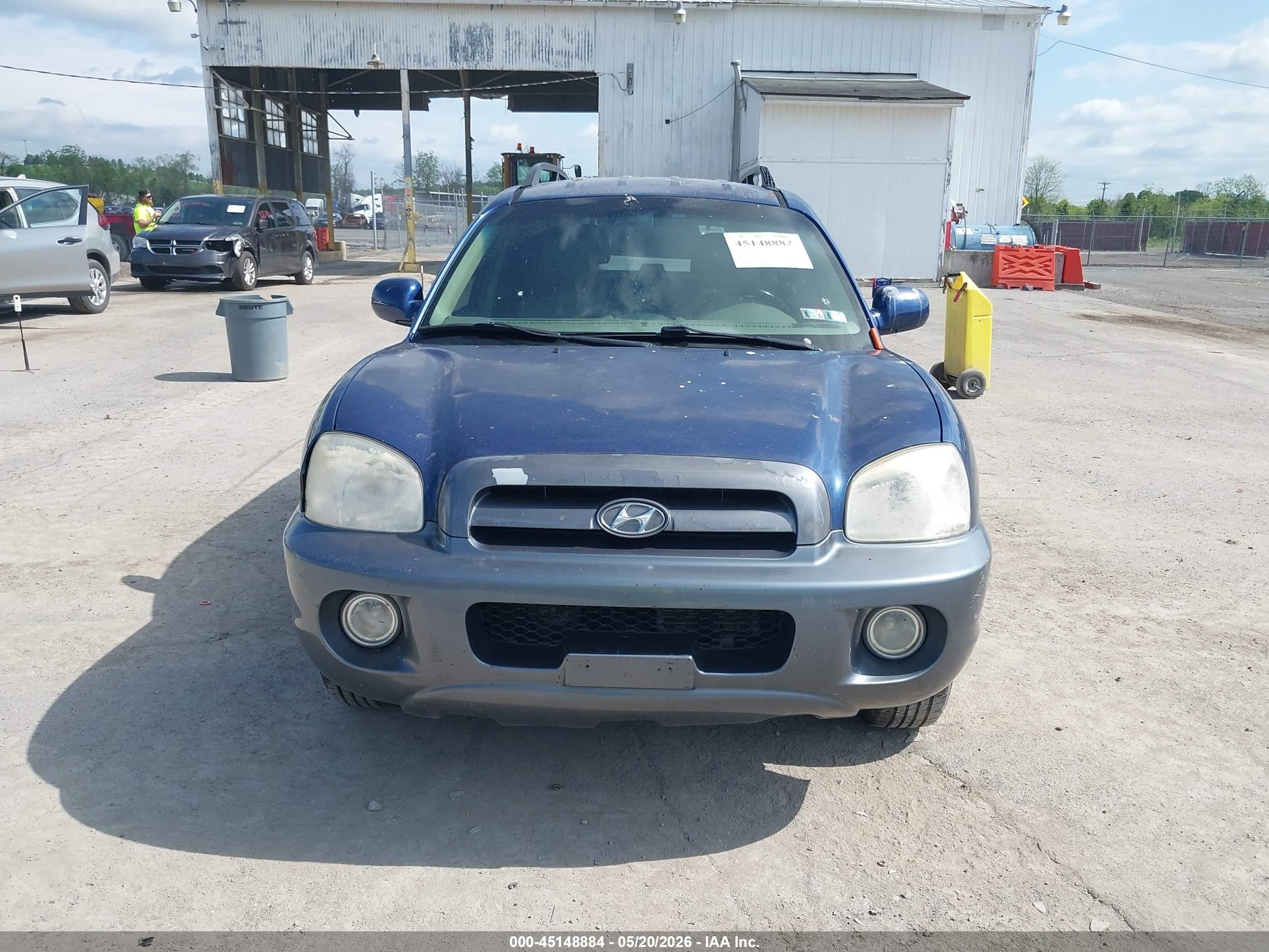 2006 Hyundai Santa Fe Gls/limited Dark Blue vin: KM8SC13E56U092748