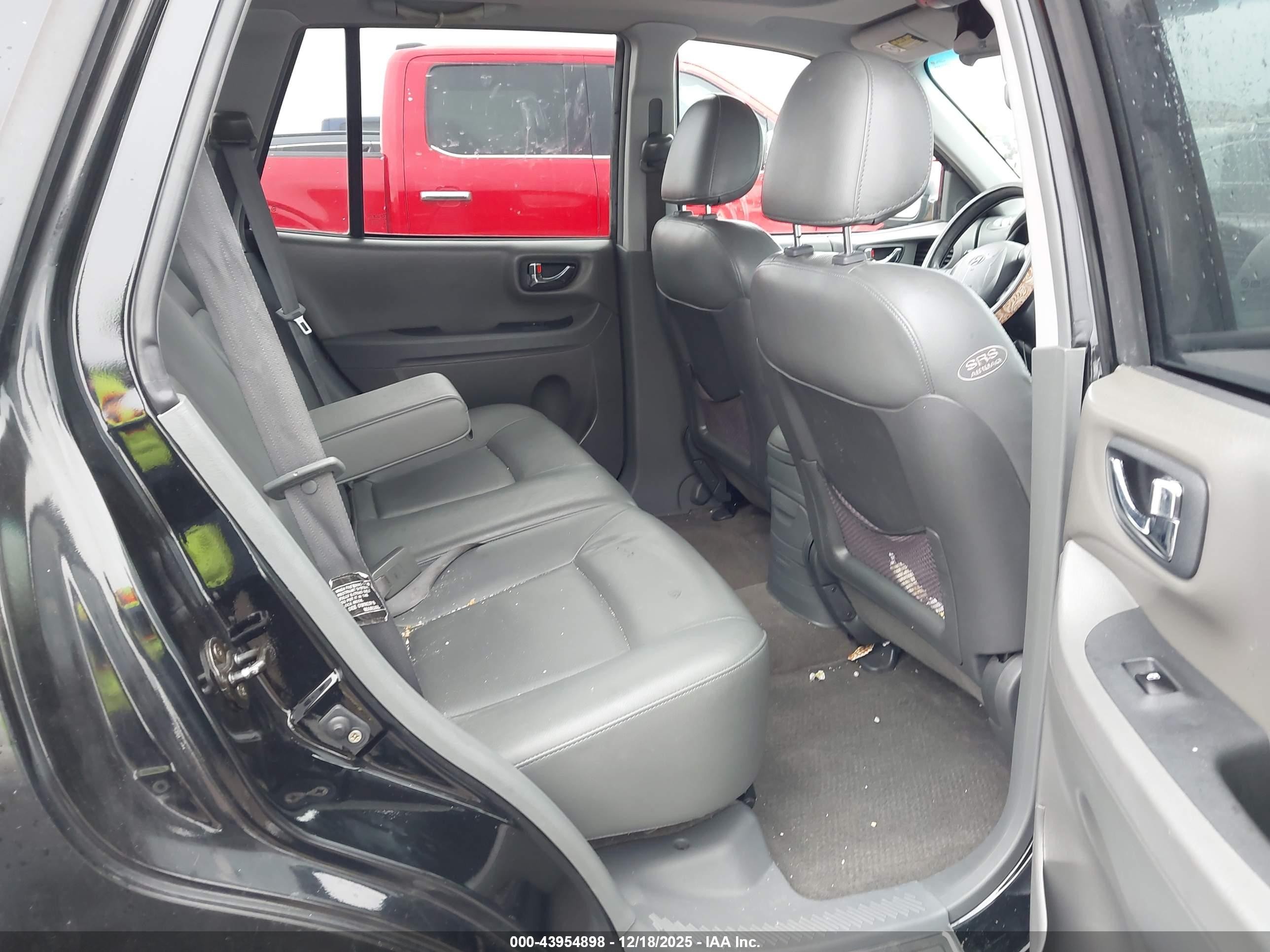 2003 Hyundai Santa Fe Gls/lx Black vin: KM8SC13E63U500203
