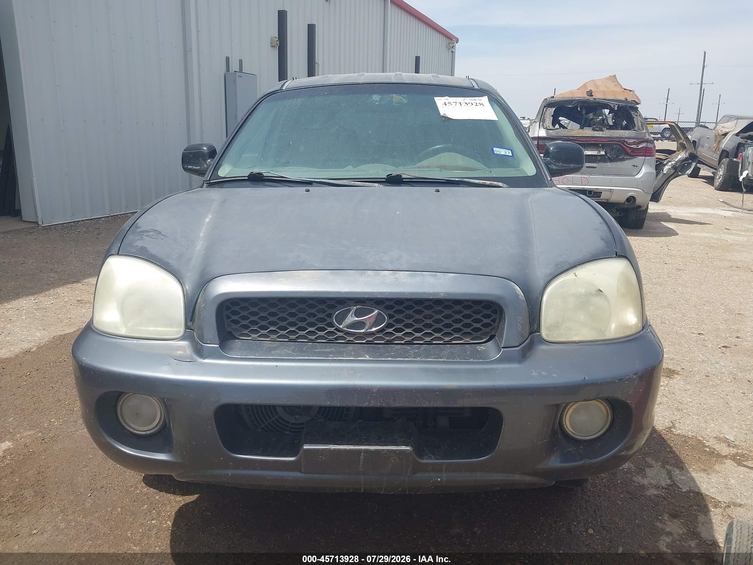 2003 Hyundai Santa Fe Gls/lx Black vin: KM8SC13E63U538529
