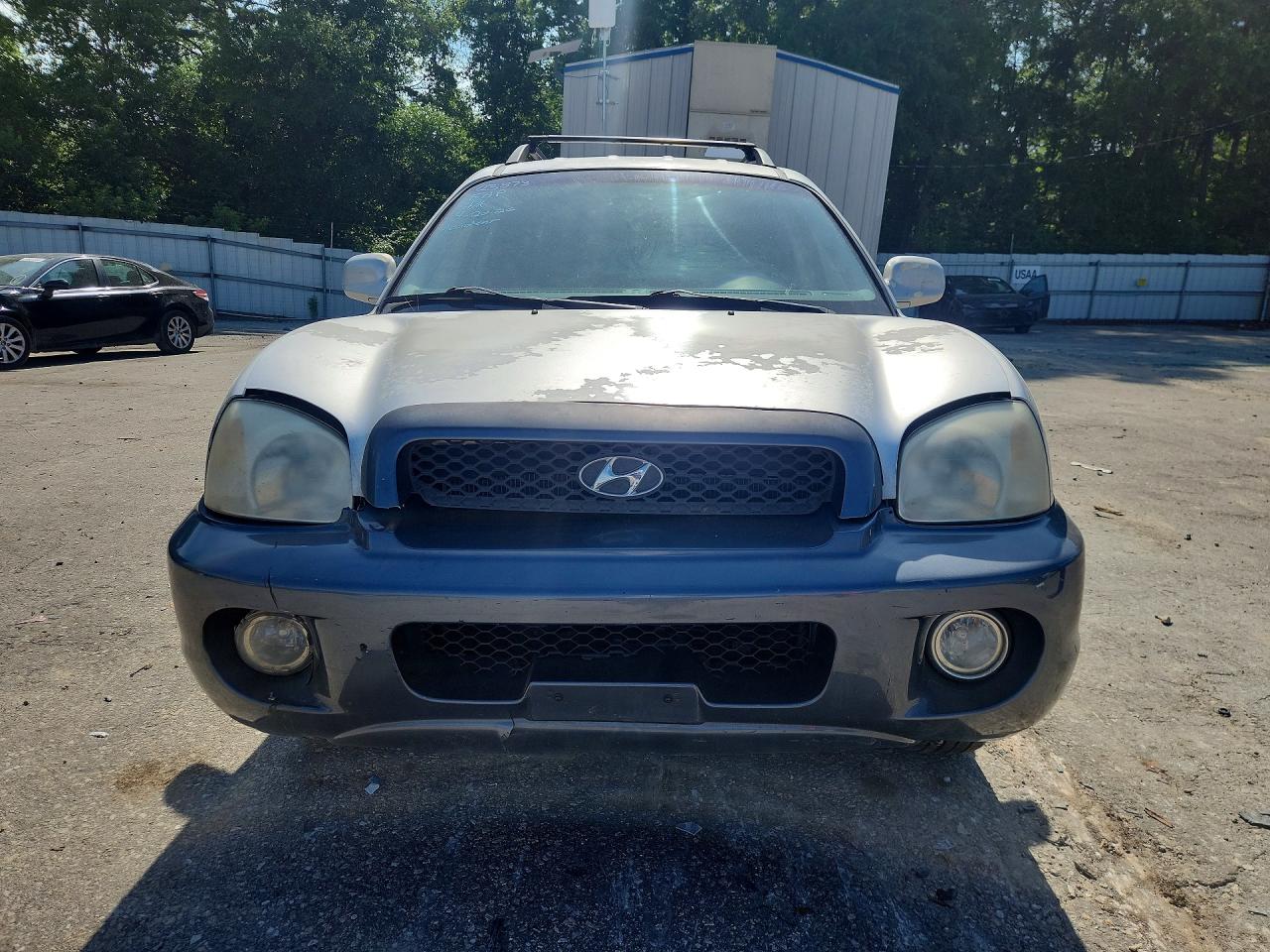 2004 Hyundai Santa Fe Gls Silver vin: KM8SC13E64U591068