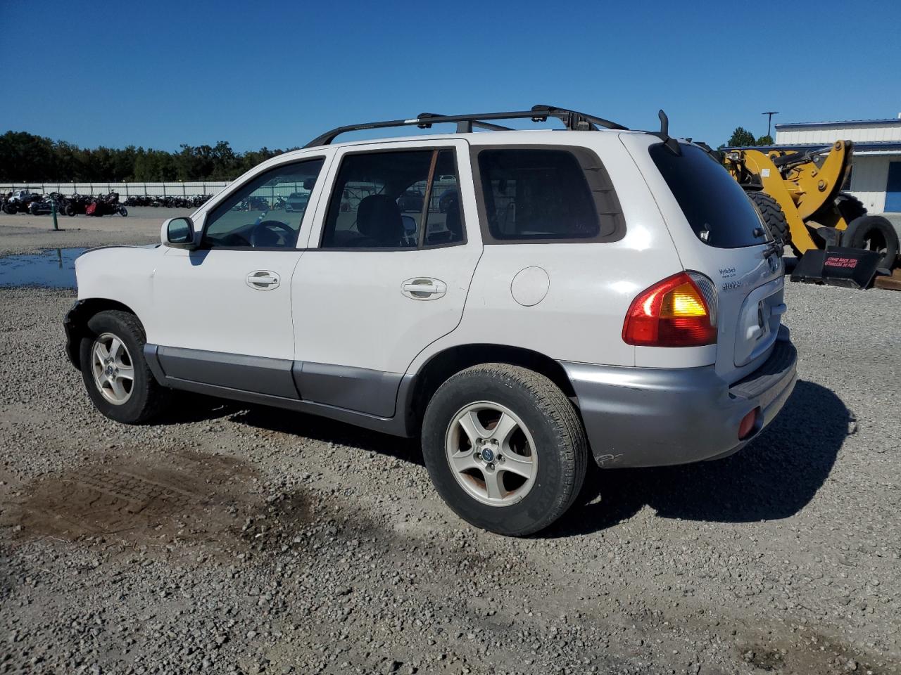 2004 Hyundai Santa Fe White vin: KM8SC13E64U611965