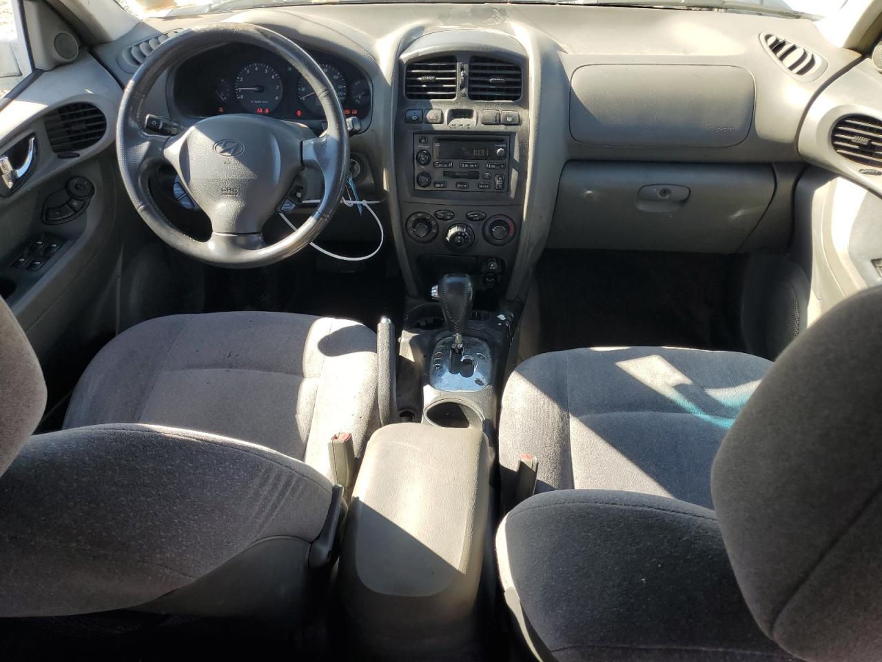 2004 Hyundai Santa Fe White vin: KM8SC13E64U611965