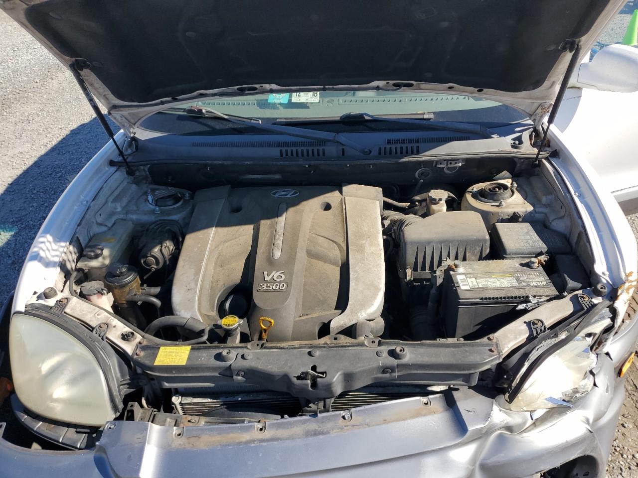 2004 Hyundai Santa Fe White vin: KM8SC13E64U611965