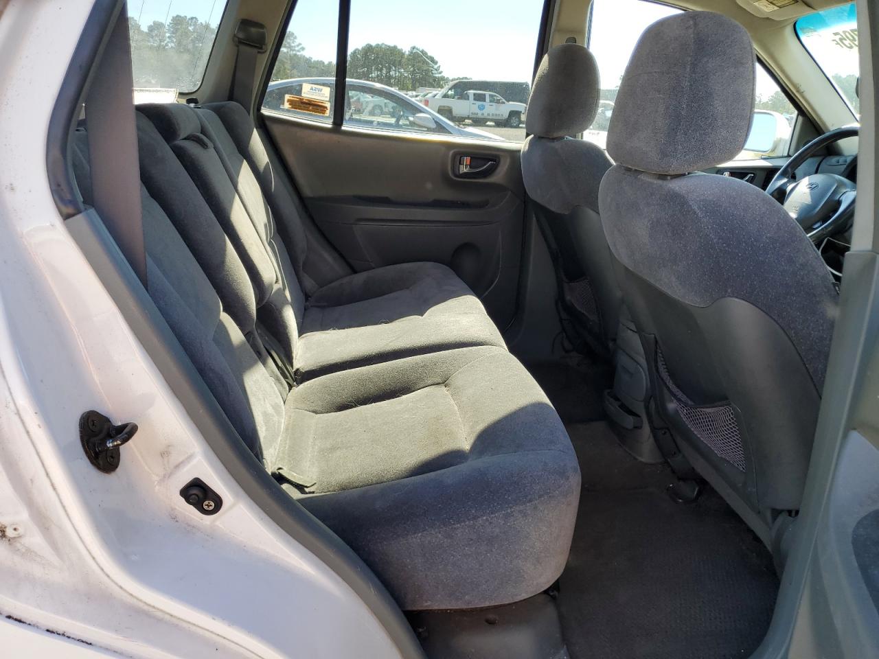 2004 Hyundai Santa Fe White vin: KM8SC13E64U611965