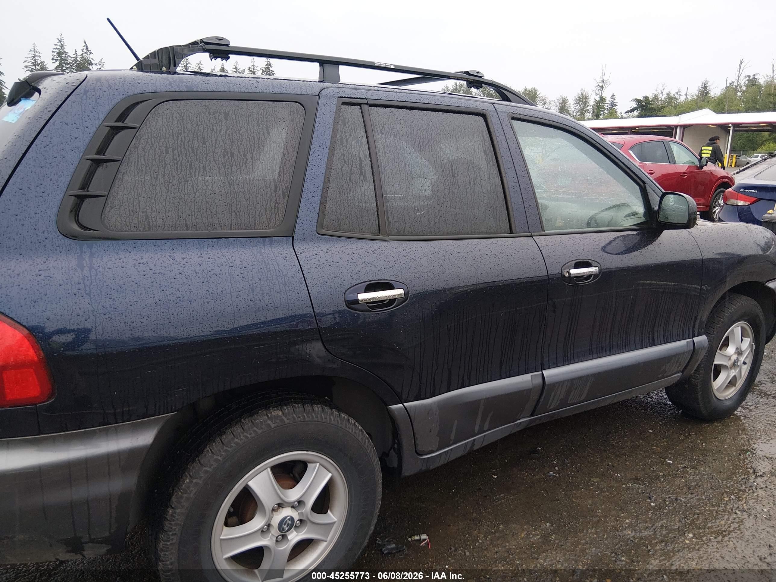 2004 Hyundai Santa Fe Gls/lx Синий vin: KM8SC13E64U741311
