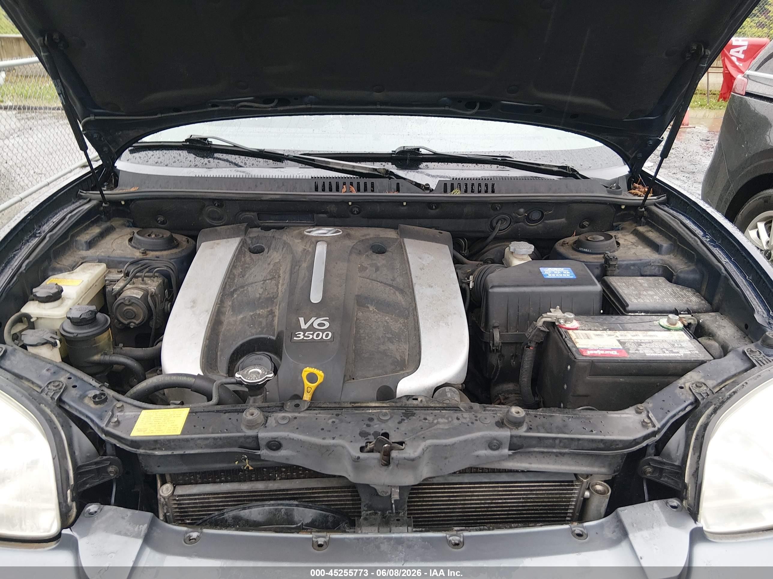 2004 Hyundai Santa Fe Gls/lx Синий vin: KM8SC13E64U741311