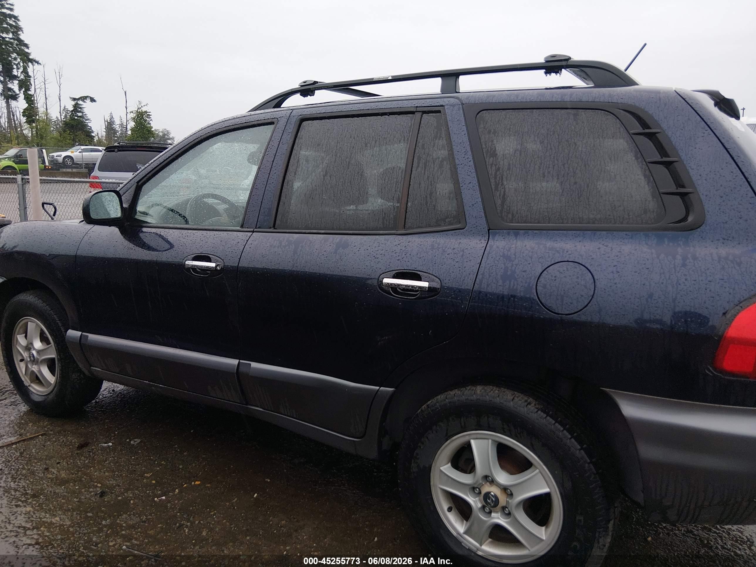 2004 Hyundai Santa Fe Gls/lx Синий vin: KM8SC13E64U741311