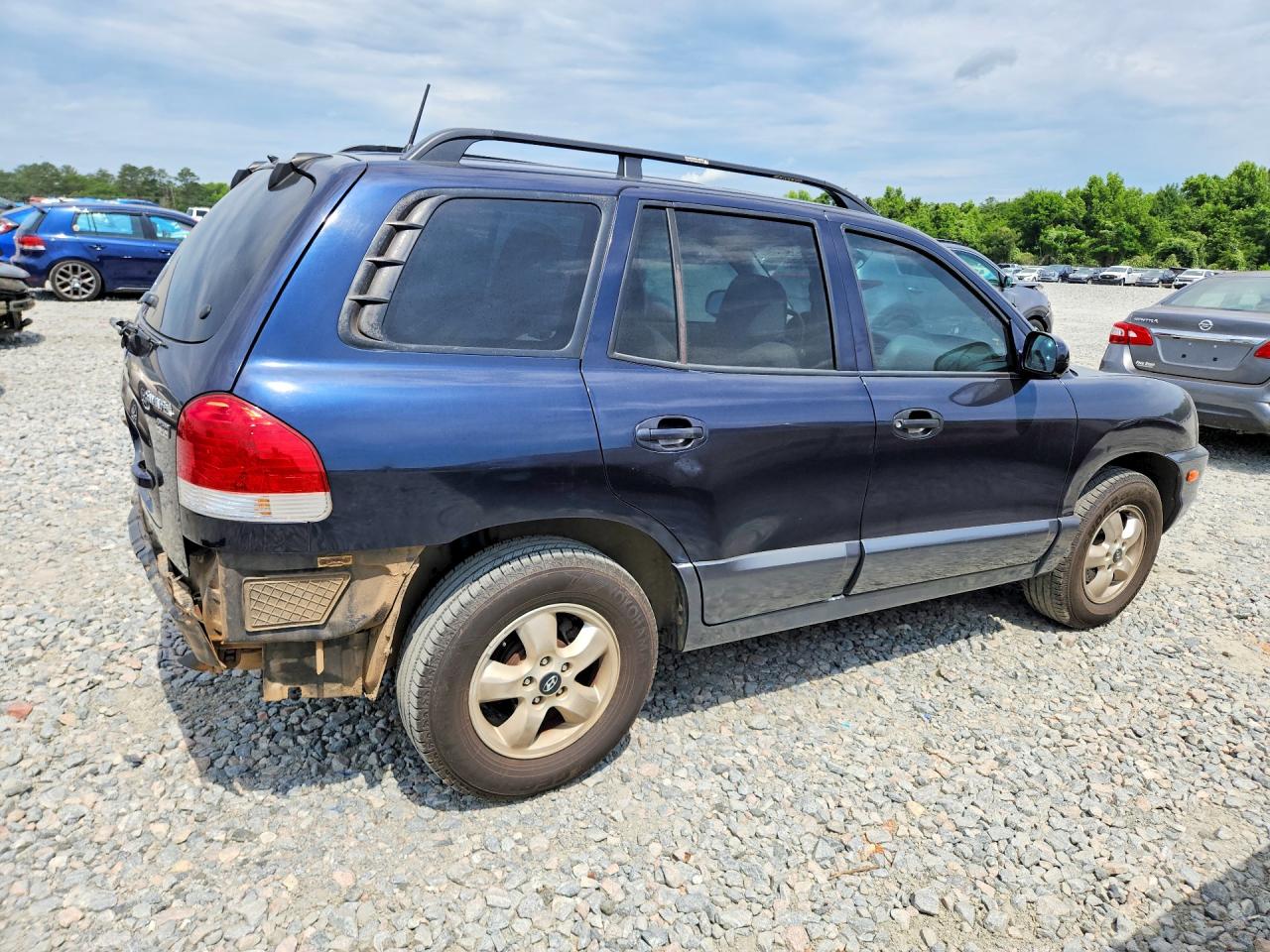2005 Hyundai Santa Fe Gls Blue vin: KM8SC13E65U877827