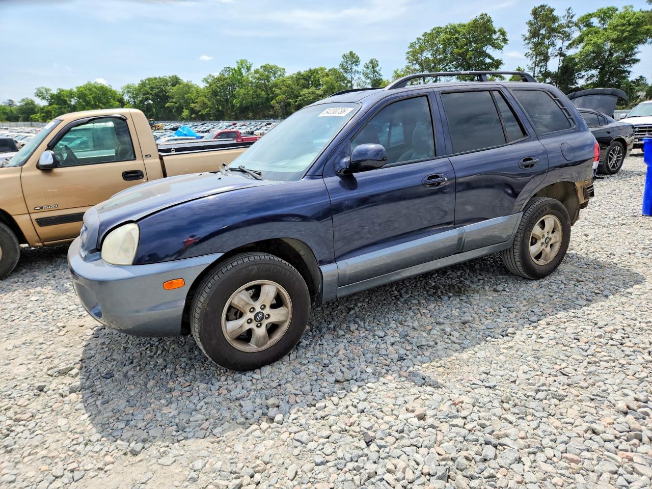 2005 Hyundai Santa Fe Gls Blue vin: KM8SC13E65U877827
