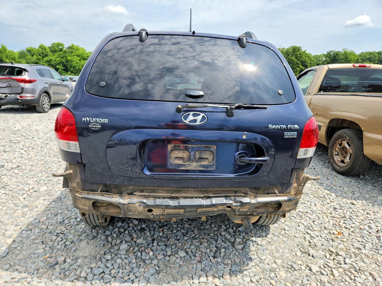 2005 Hyundai Santa Fe Gls Blue vin: KM8SC13E65U877827