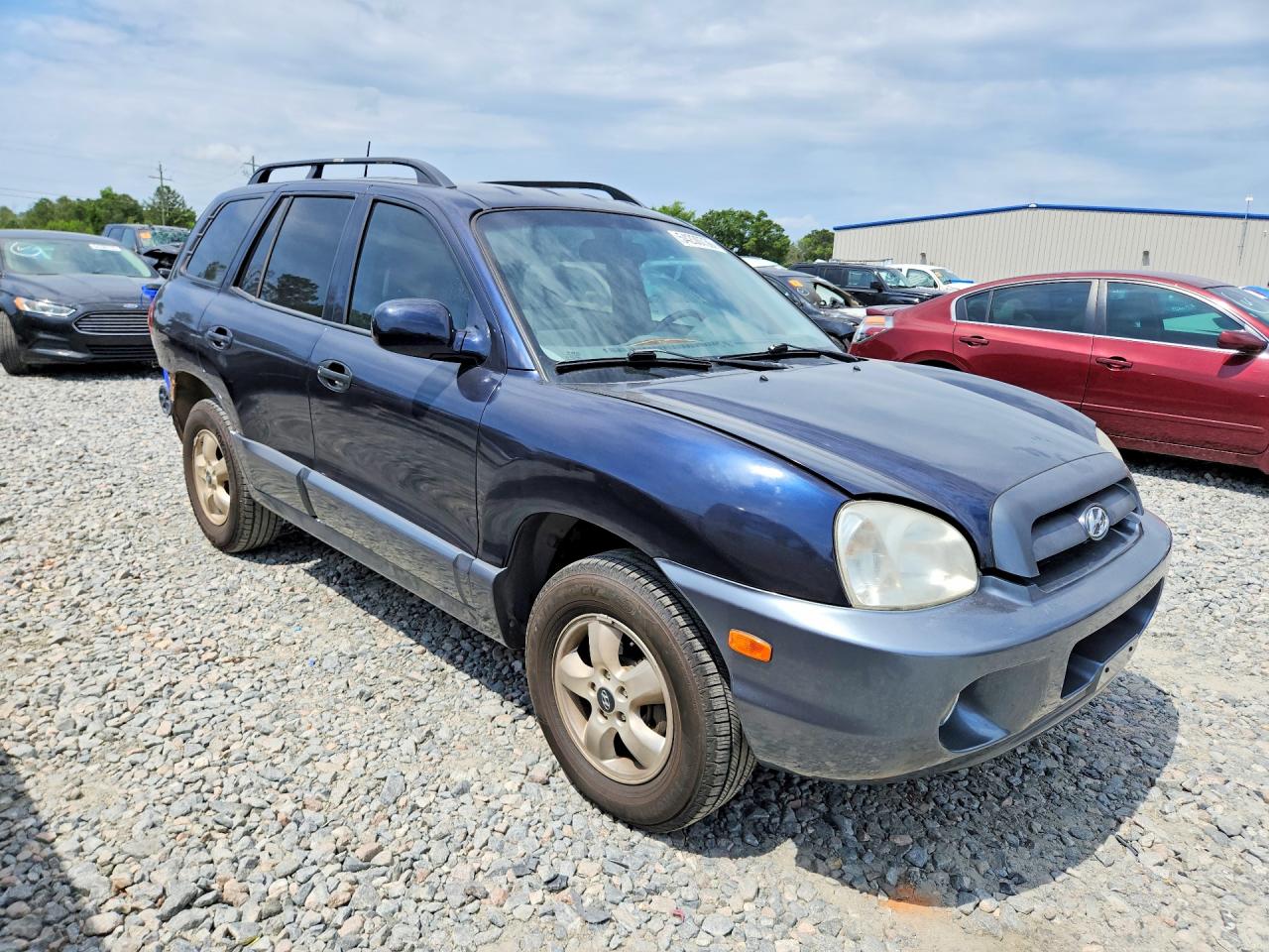 2005 Hyundai Santa Fe Gls Blue vin: KM8SC13E65U877827