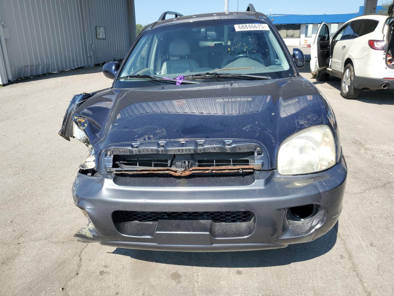 2005 Hyundai Santa Fe Gls Blue vin: KM8SC13E65U883594