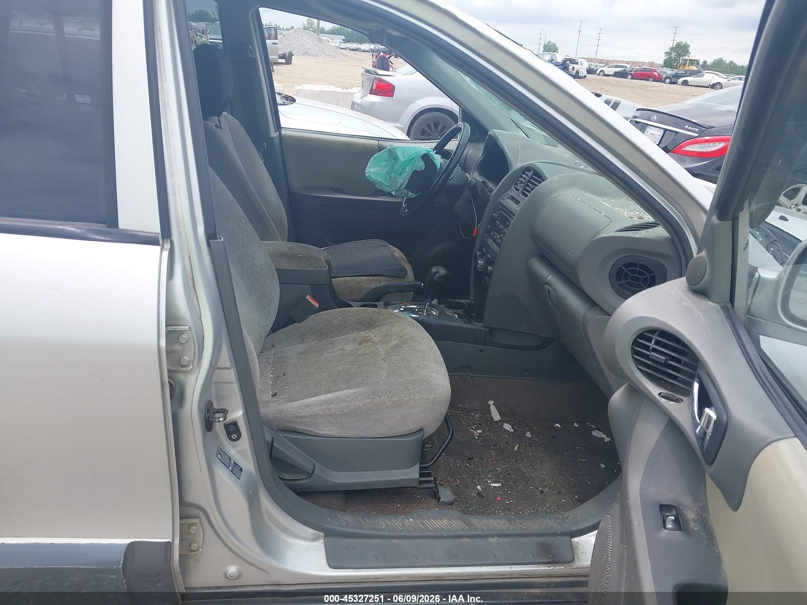 2005 Hyundai Santa Fe Gls/lx Gray vin: KM8SC13E65U935953