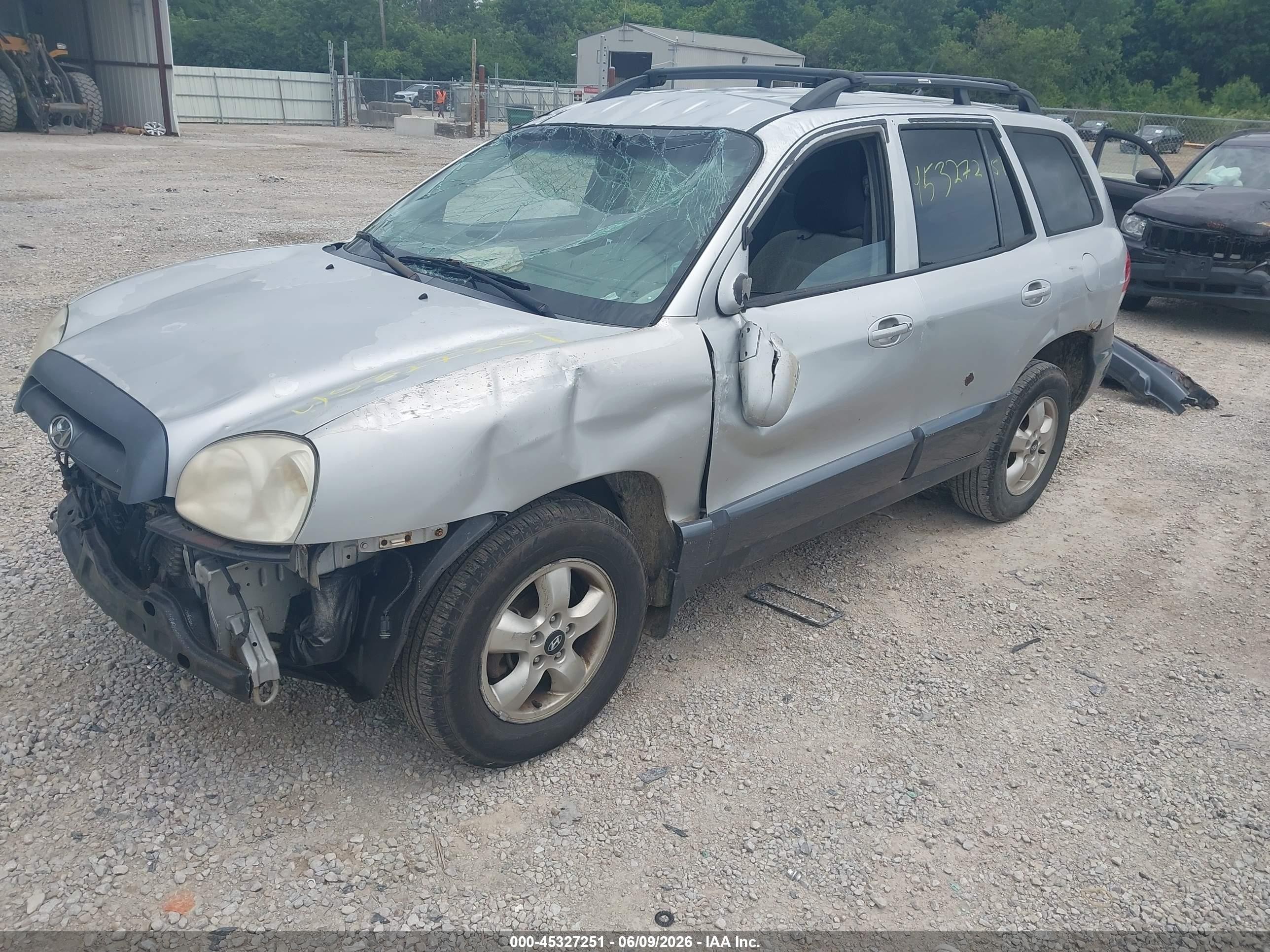 2005 Hyundai Santa Fe Gls/lx Gray vin: KM8SC13E65U935953