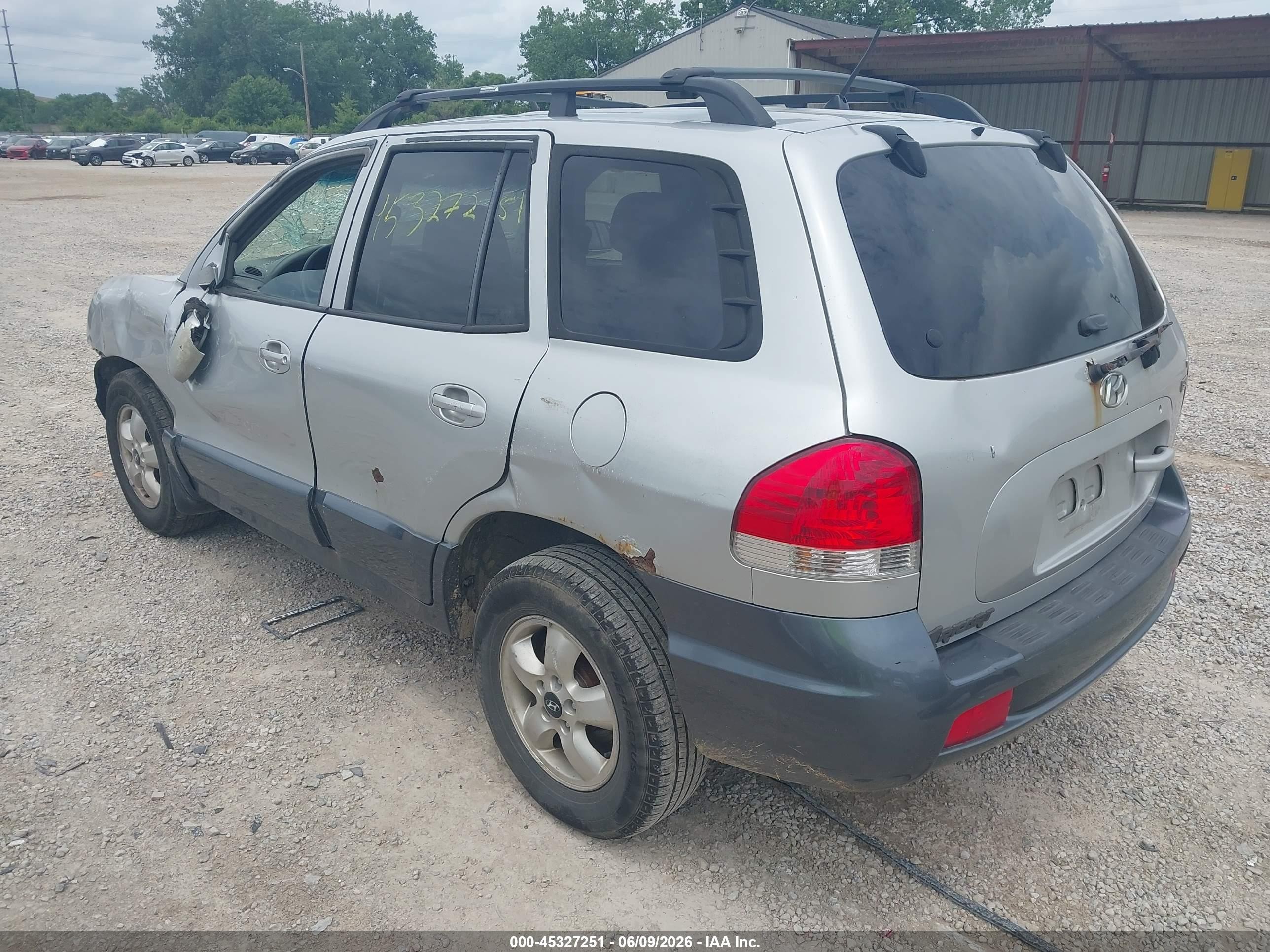 2005 Hyundai Santa Fe Gls/lx Gray vin: KM8SC13E65U935953